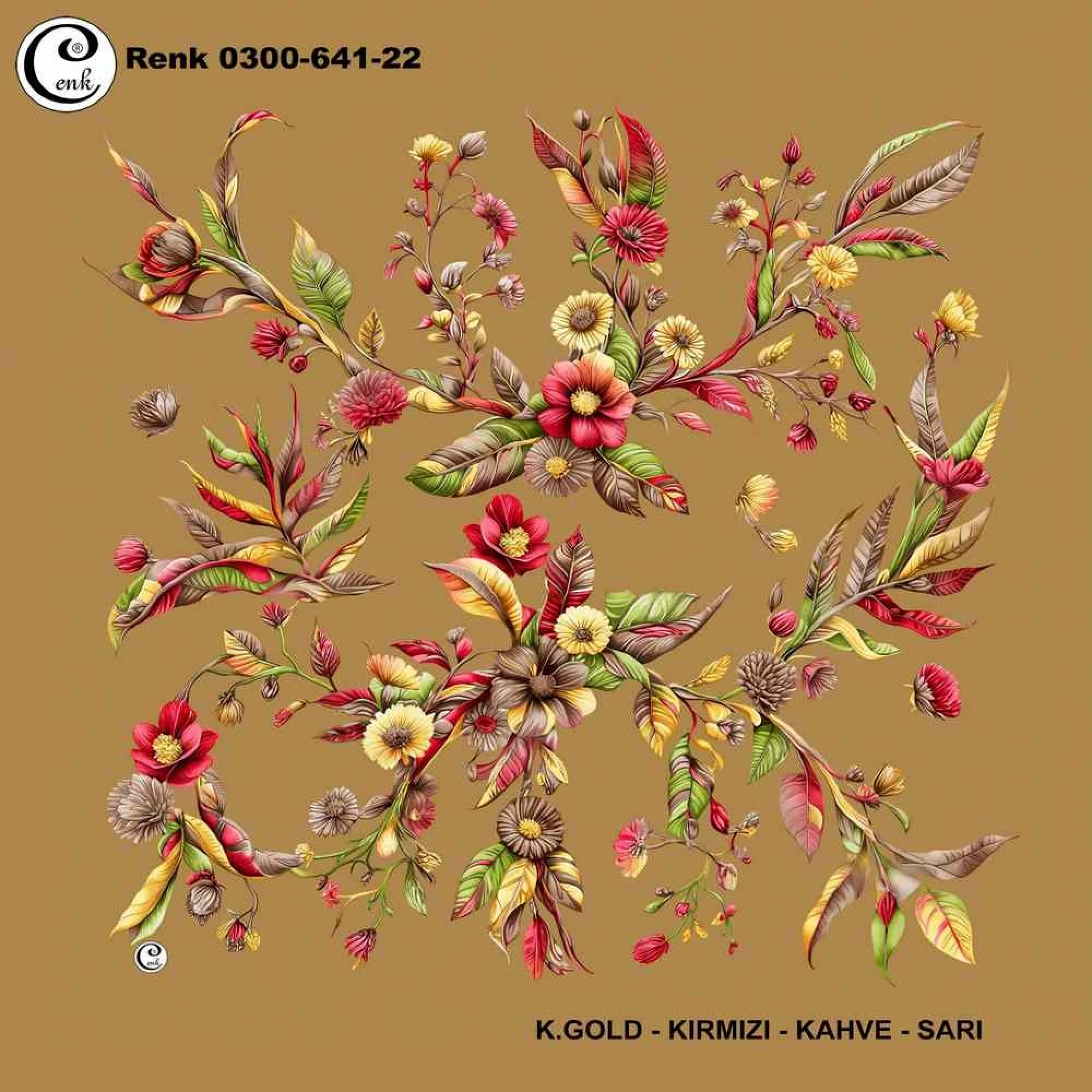 Cenk Desenli Oyalık Yazma 641-22