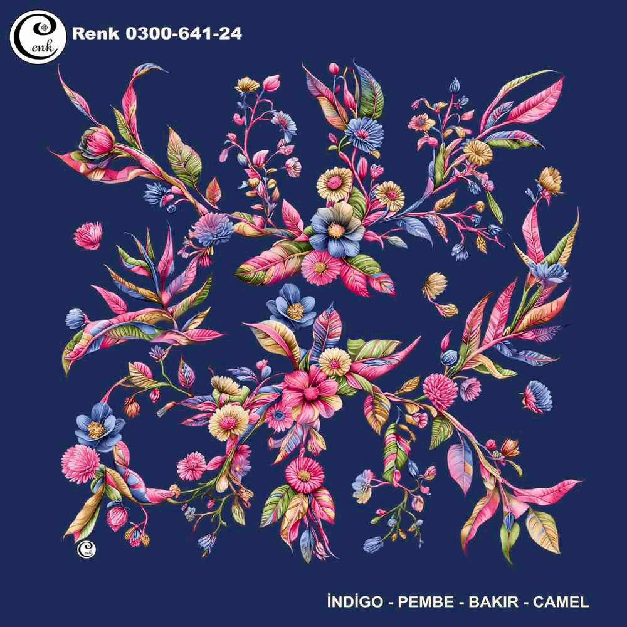 Cenk Desenli Oyalık Yazma 641-24