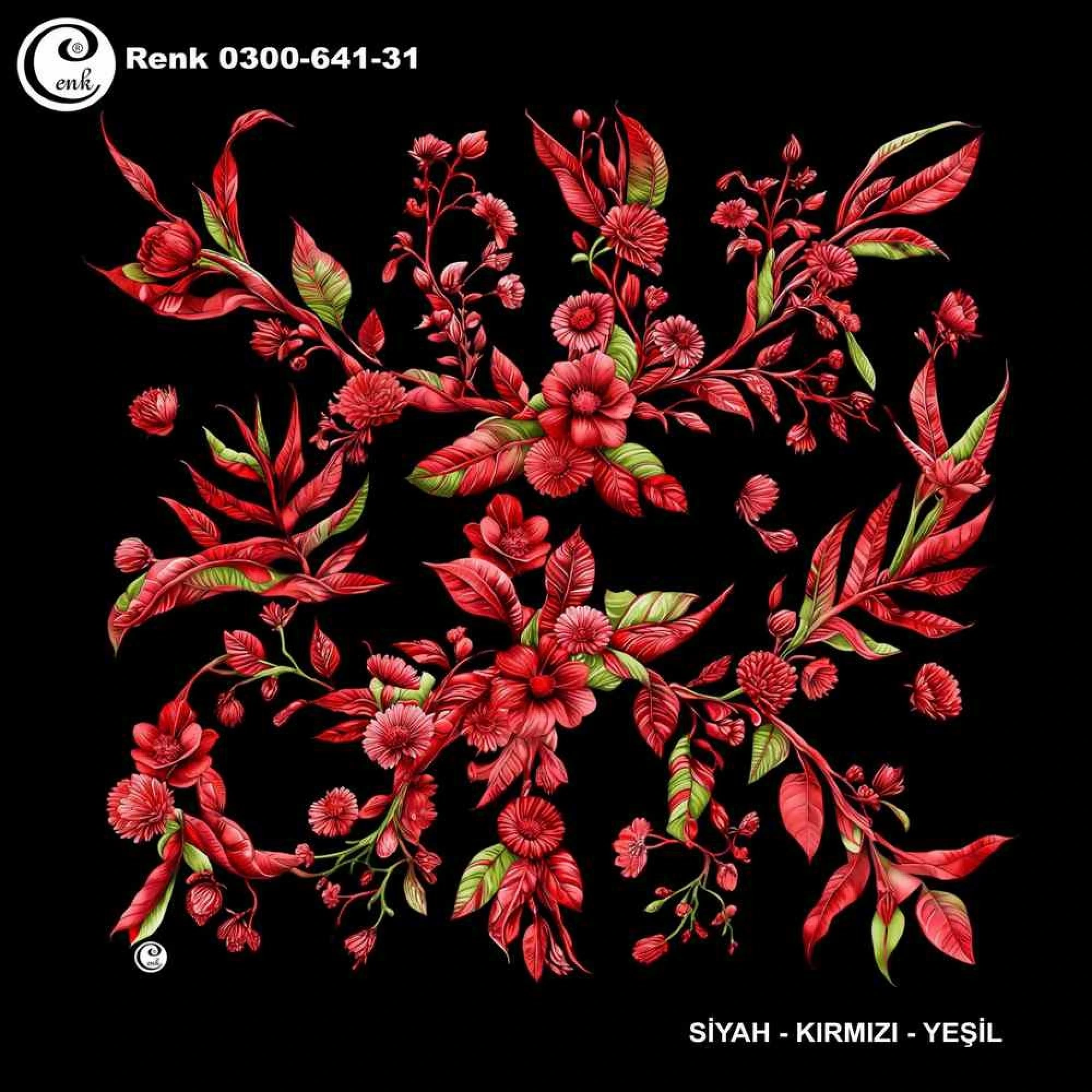 Cenk Desenli Oyalık Yazma 641-31