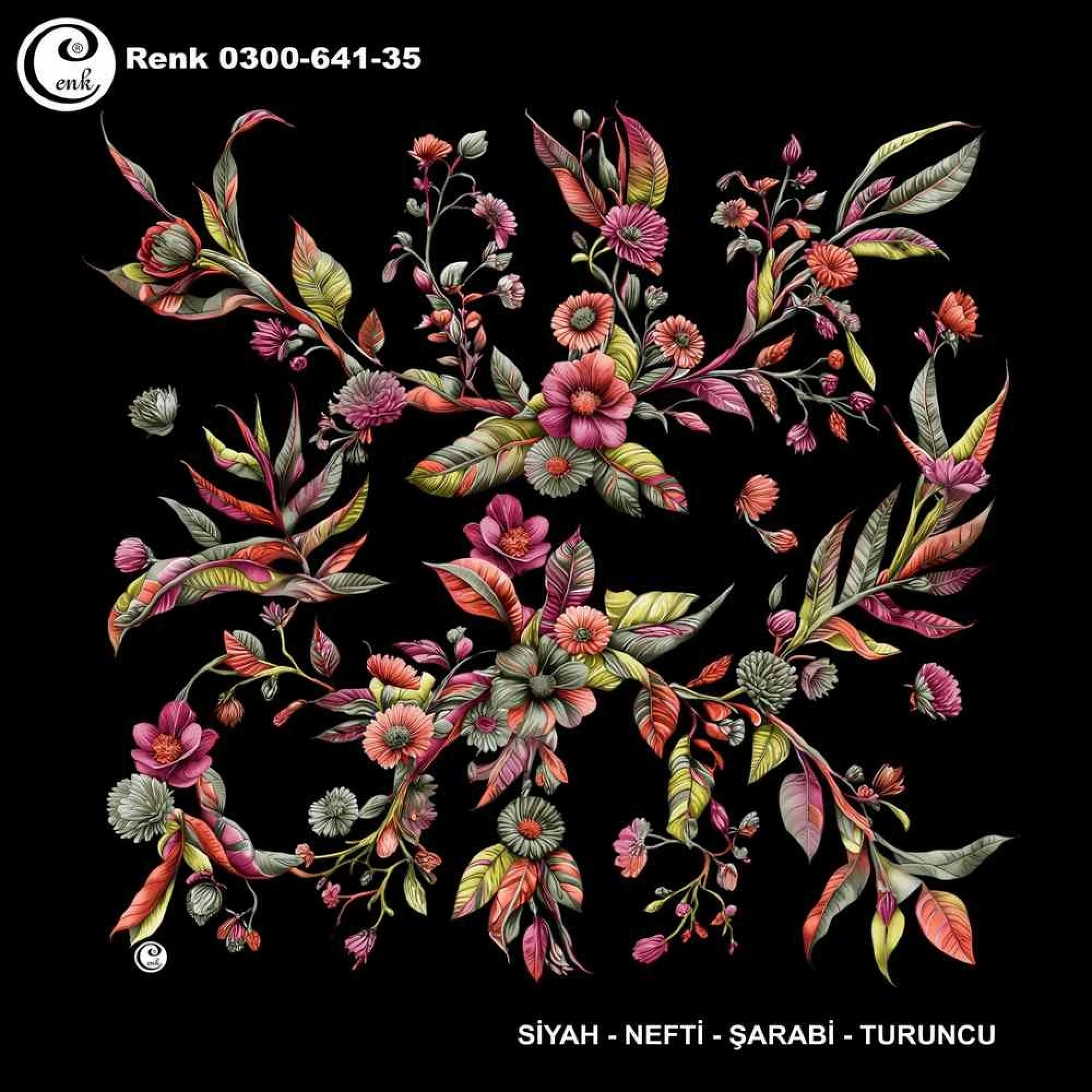 Cenk Desenli Oyalık Yazma 641-35