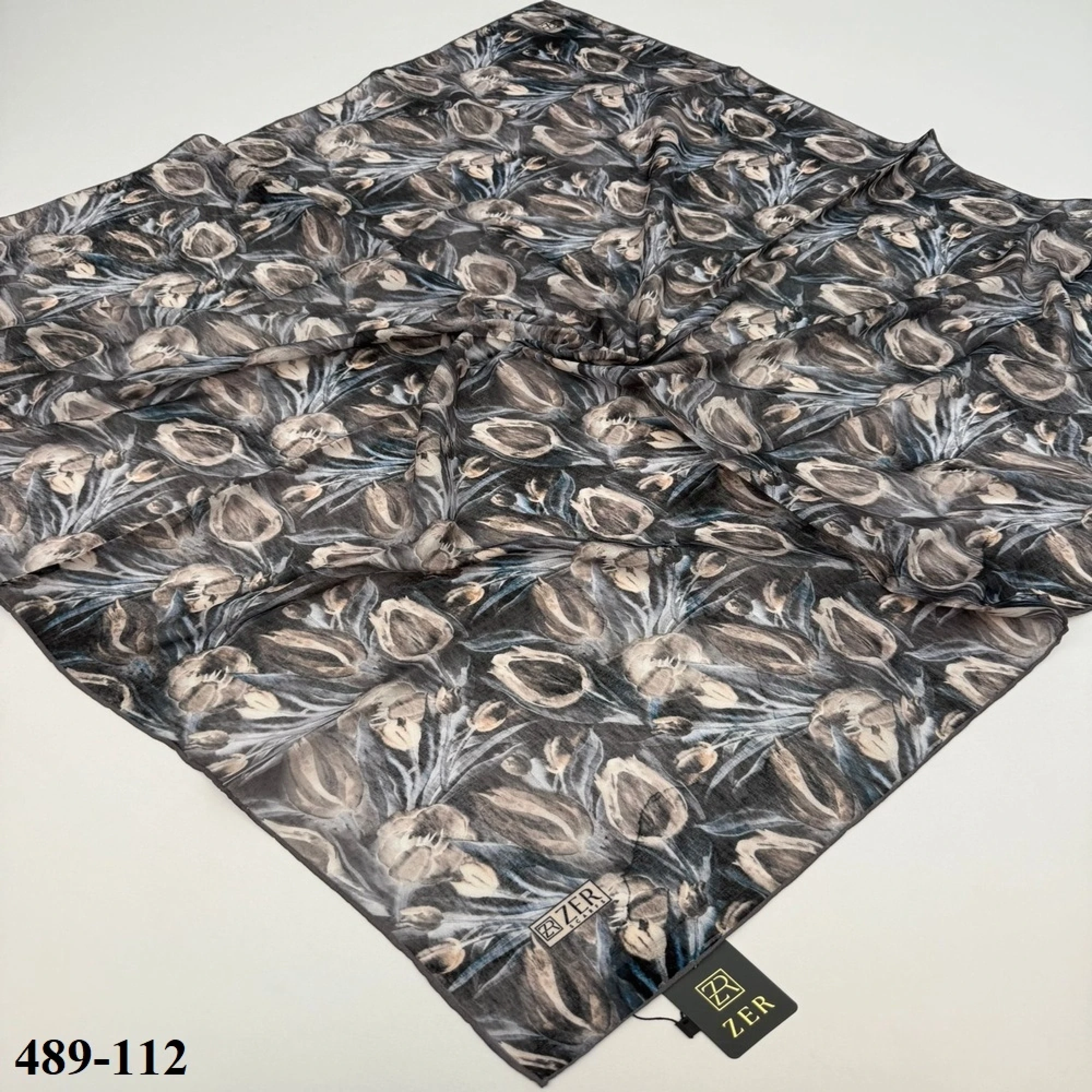 Zer Scarf Dijital Soft Eşarp 489-112