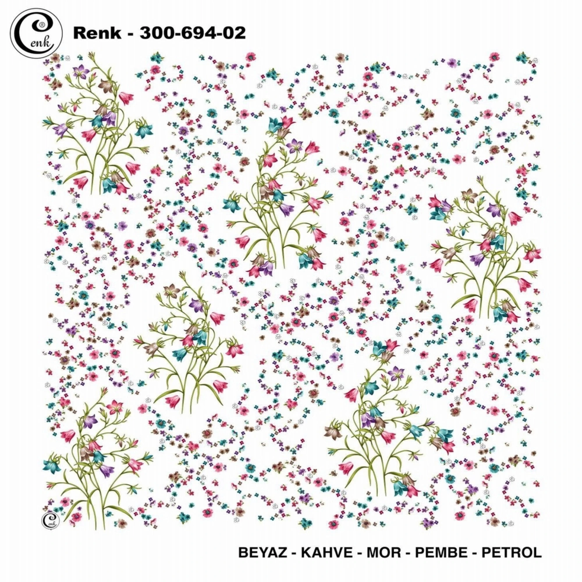 Cenk Desenli Oyalık Yazma 694-02