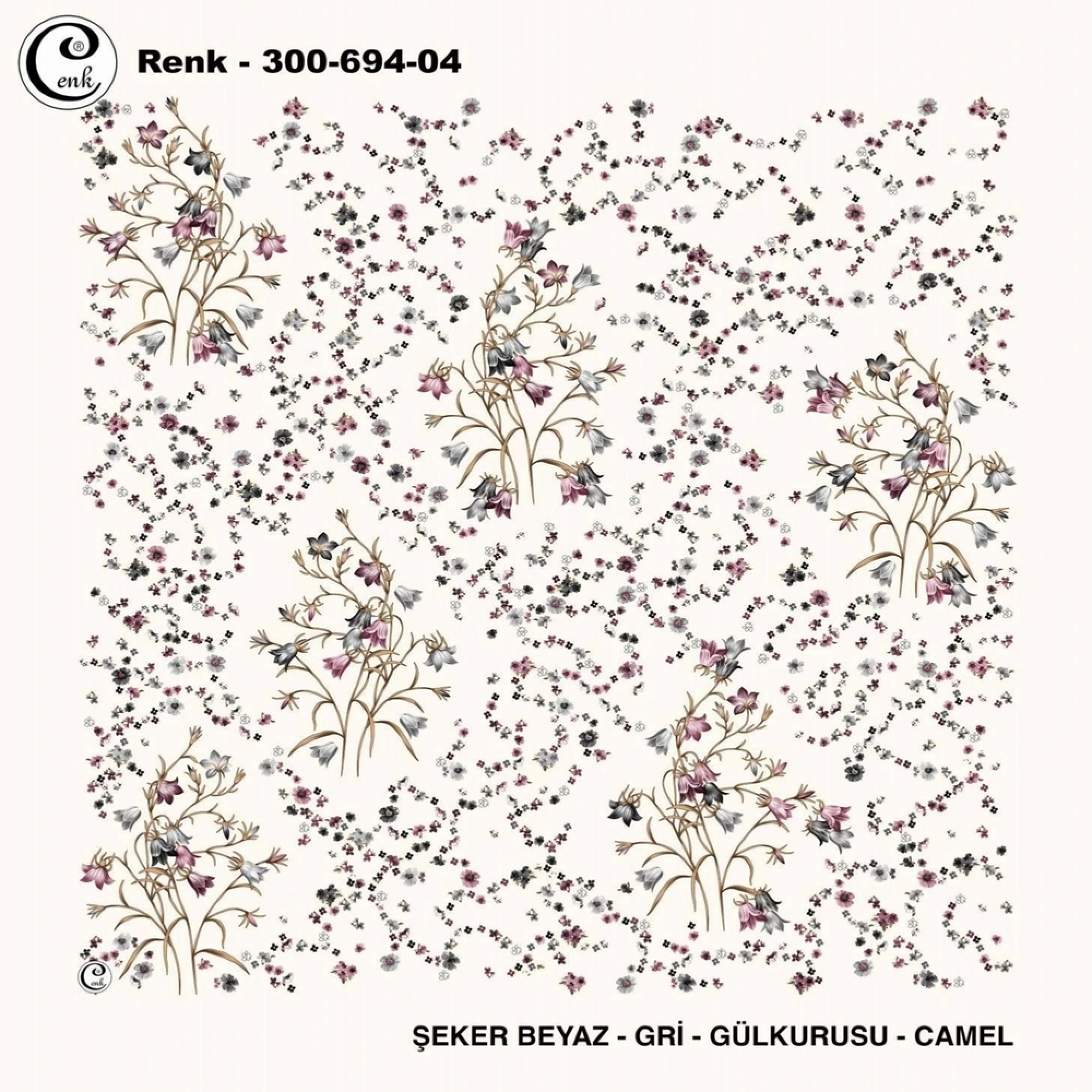 Cenk Desenli Oyalık Yazma 694-04