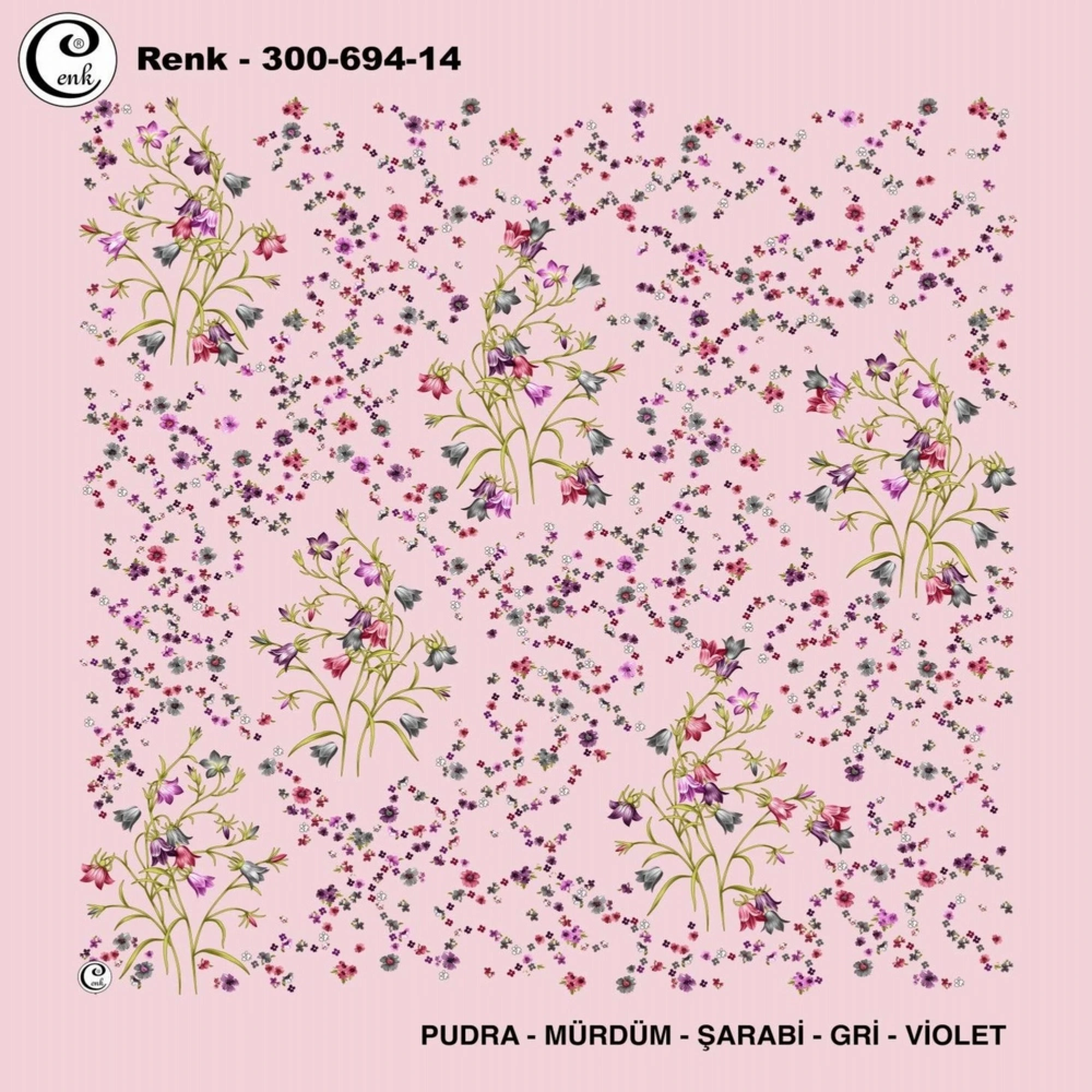 Cenk Desenli Oyalık Yazma 694-14