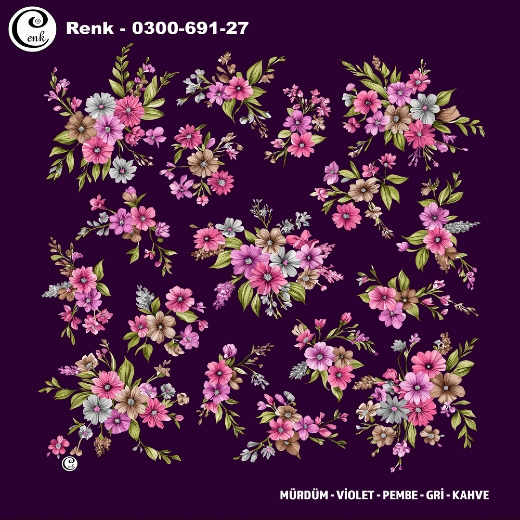 Cenk Desenli Oyalık Yazma 691-27