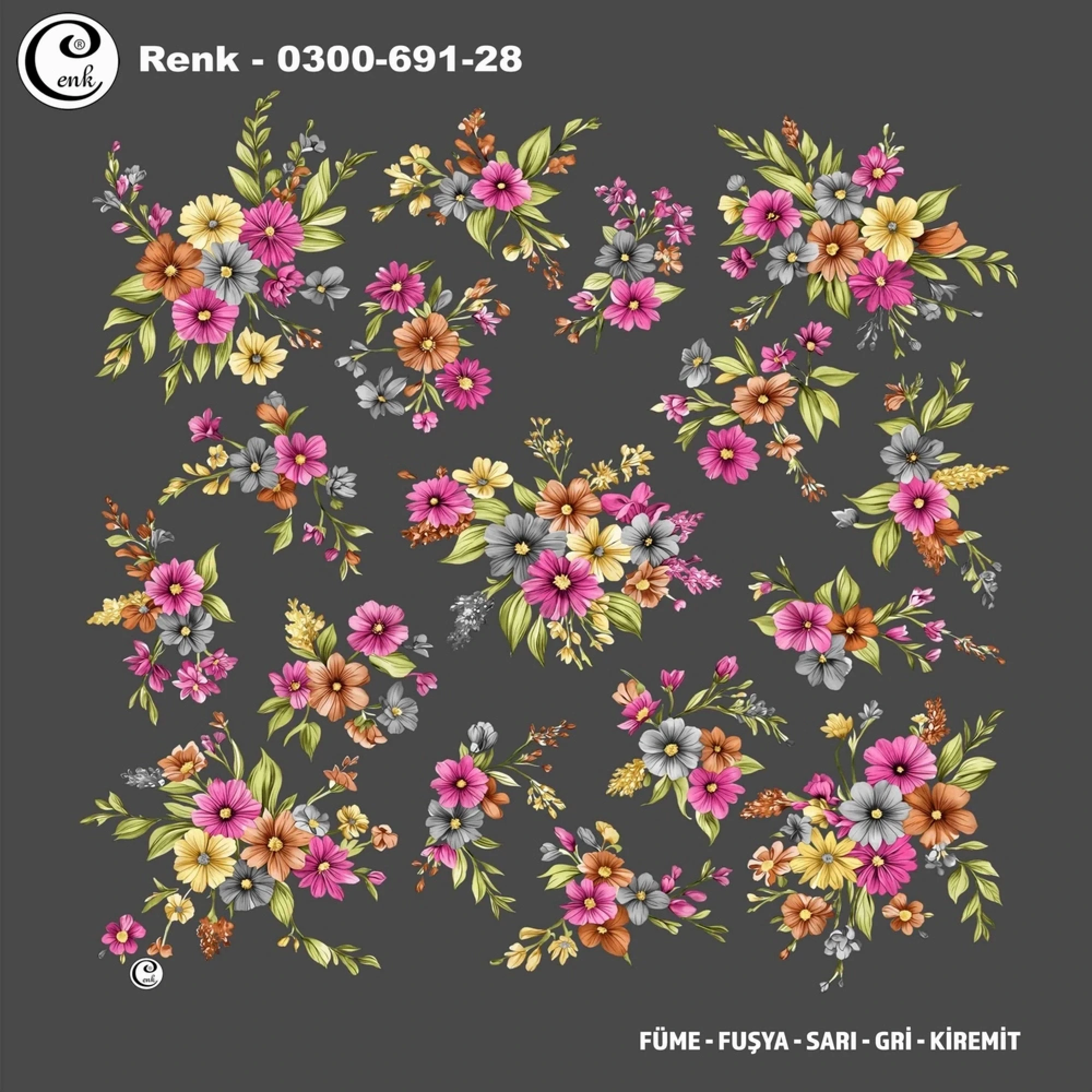 Cenk Desenli Oyalık Yazma 691-28