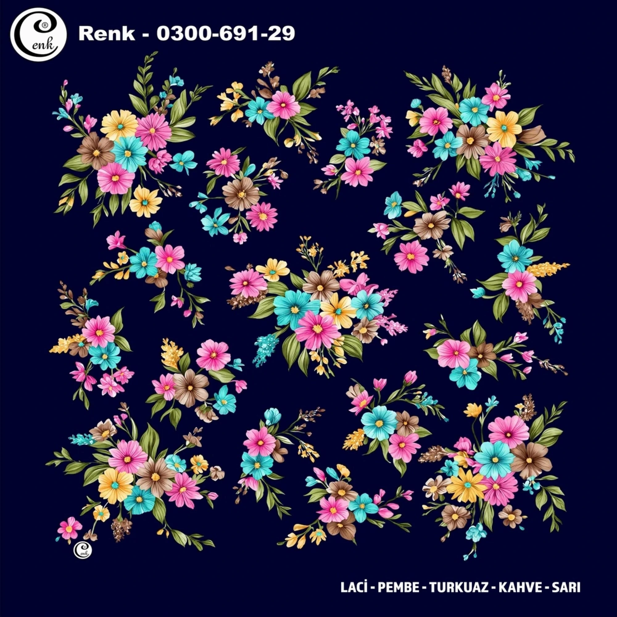 Cenk Desenli Oyalık Yazma 691-29