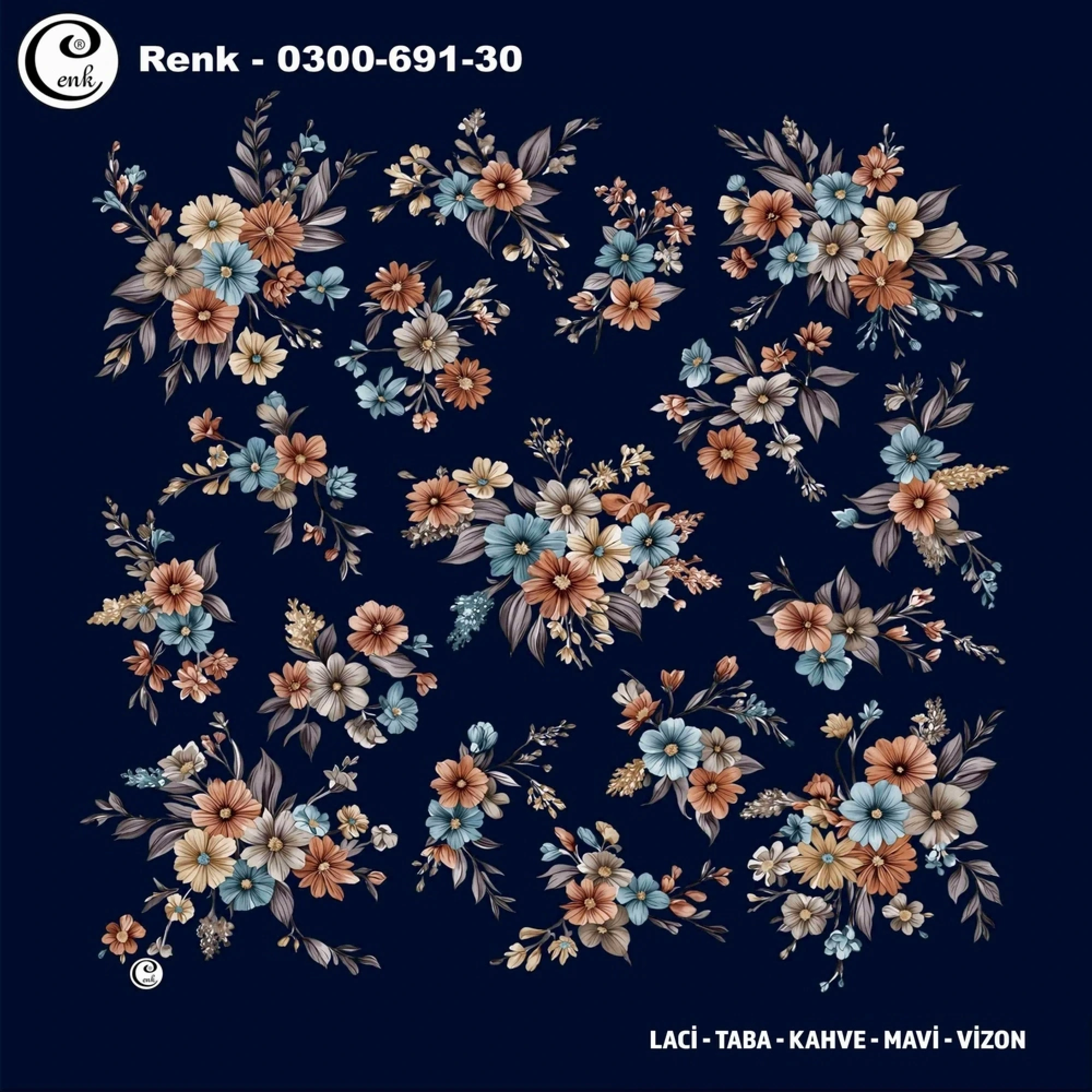 Cenk Desenli Oyalık Yazma 691-30