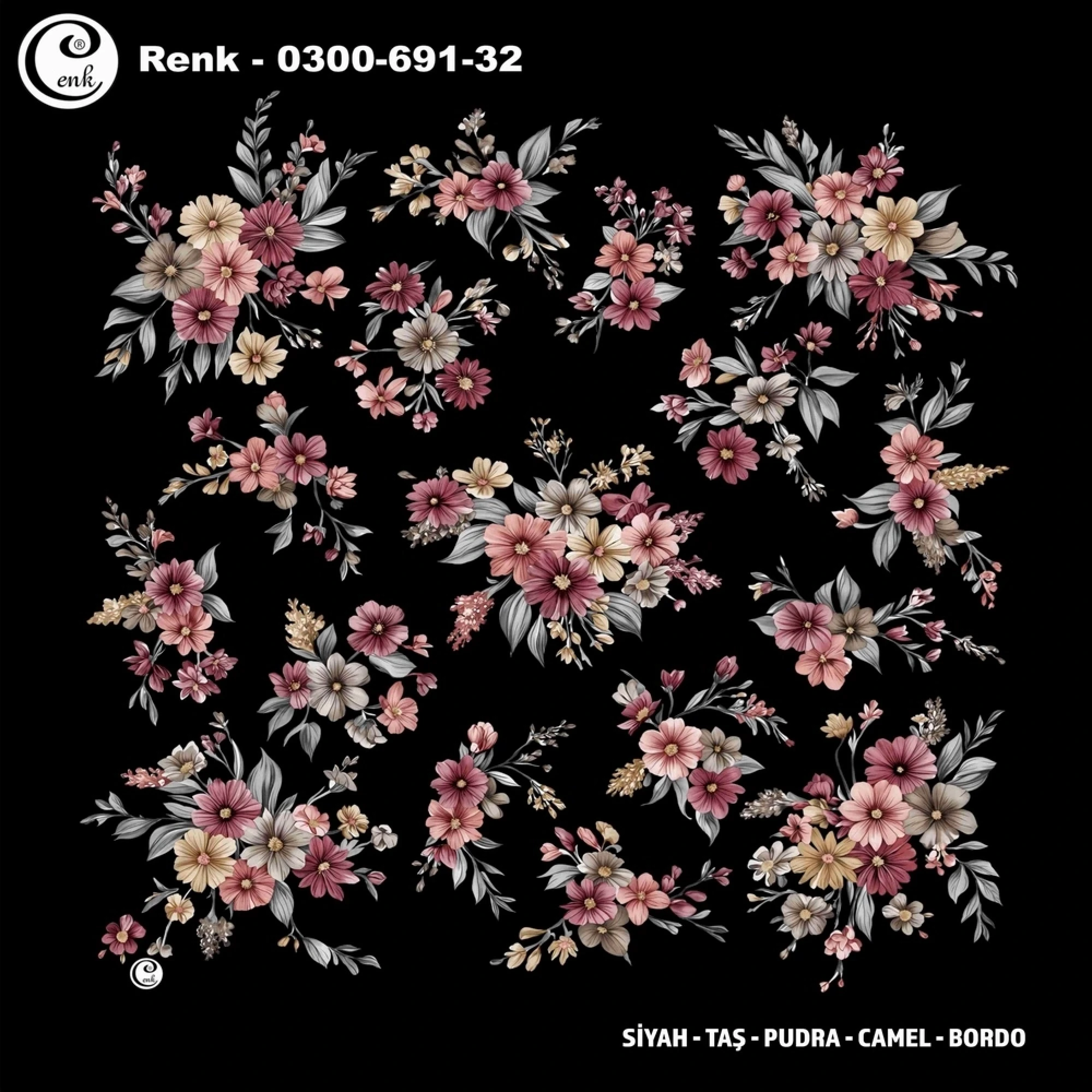 Cenk Desenli Oyalık Yazma 691-32