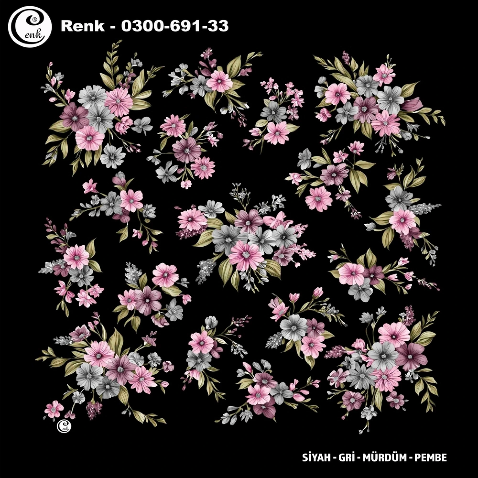 Cenk Desenli Oyalık Yazma 691-33