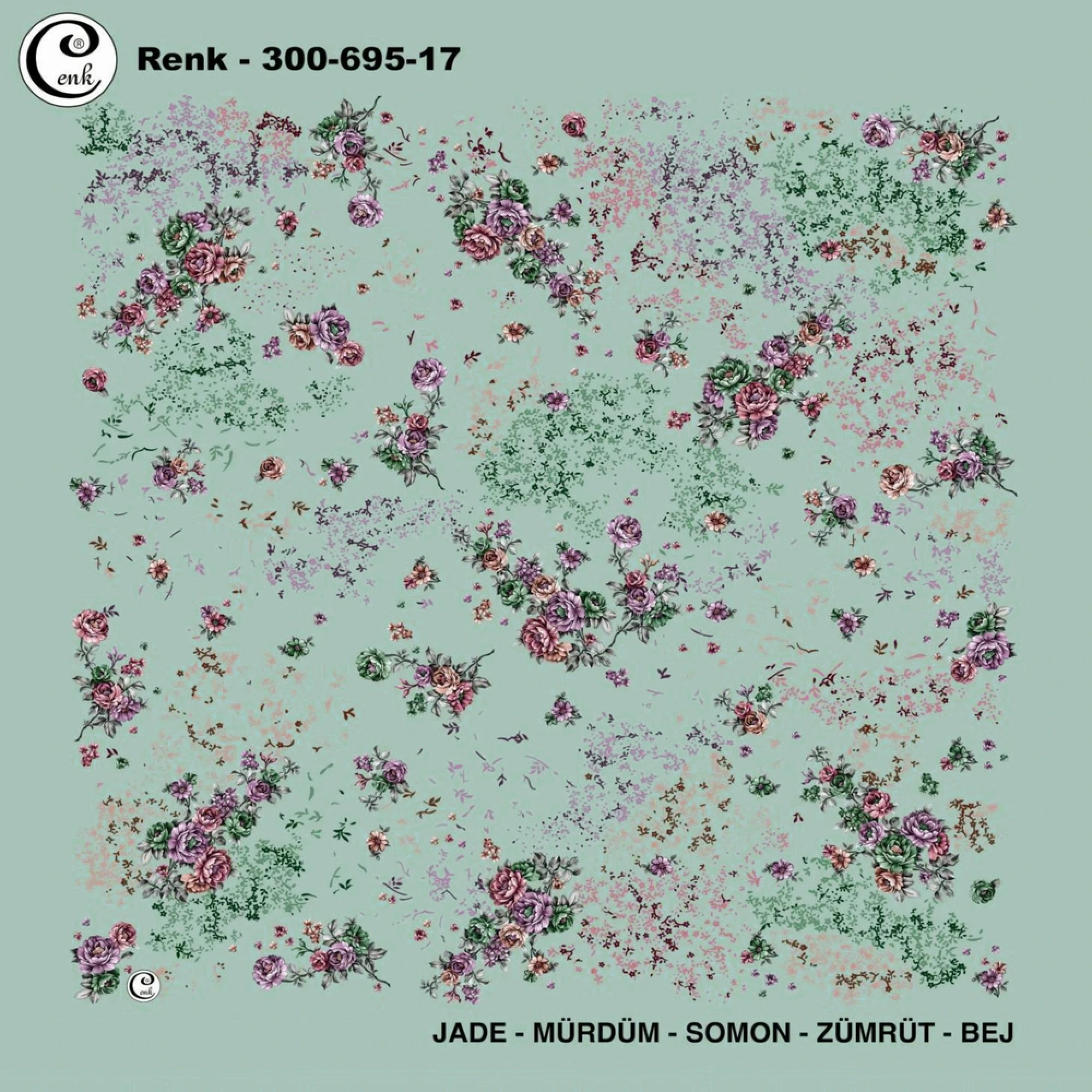 Cenk Desenli Oyalık Yazma 695-17