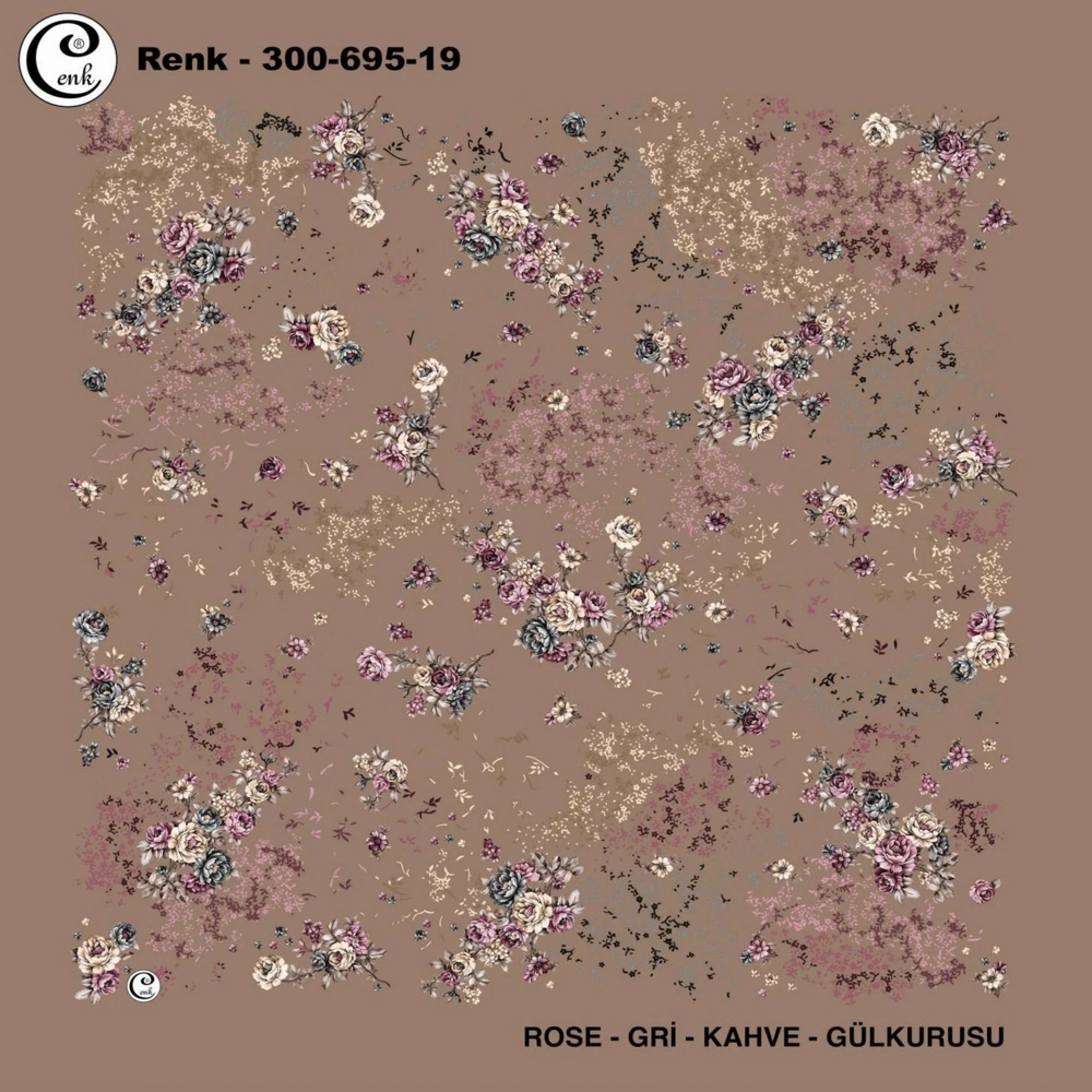 Cenk Desenli Oyalık Yazma 695-19