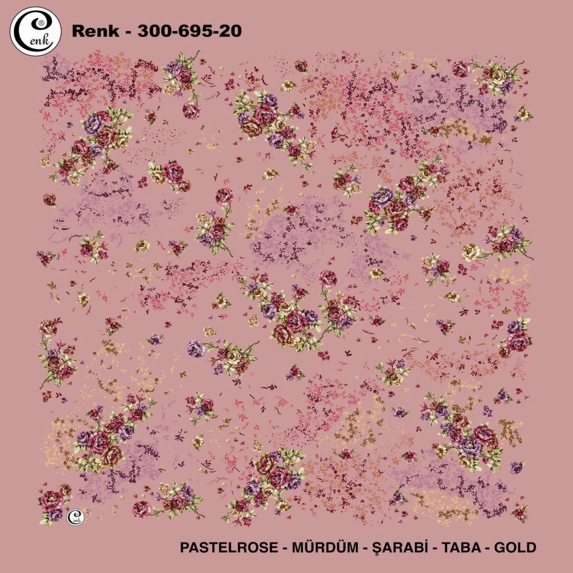 Cenk Desenli Oyalık Yazma 695-20