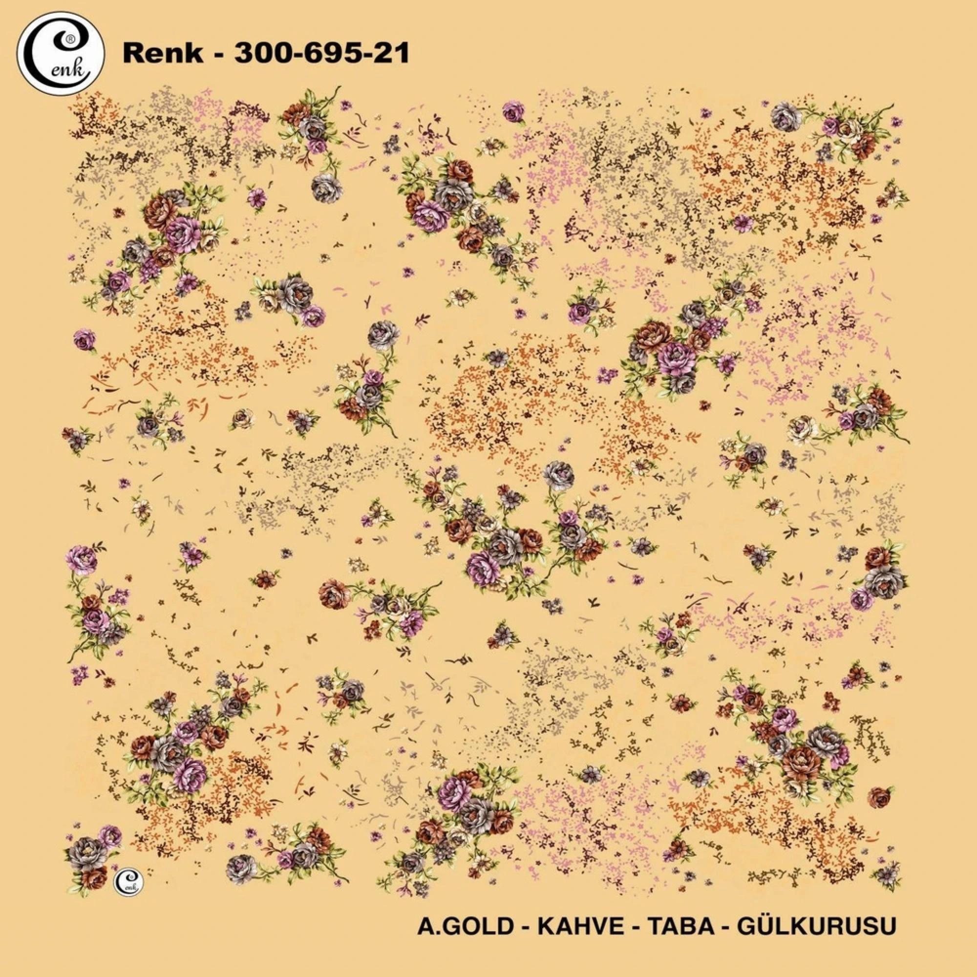 Cenk Desenli Oyalık Yazma 695-21