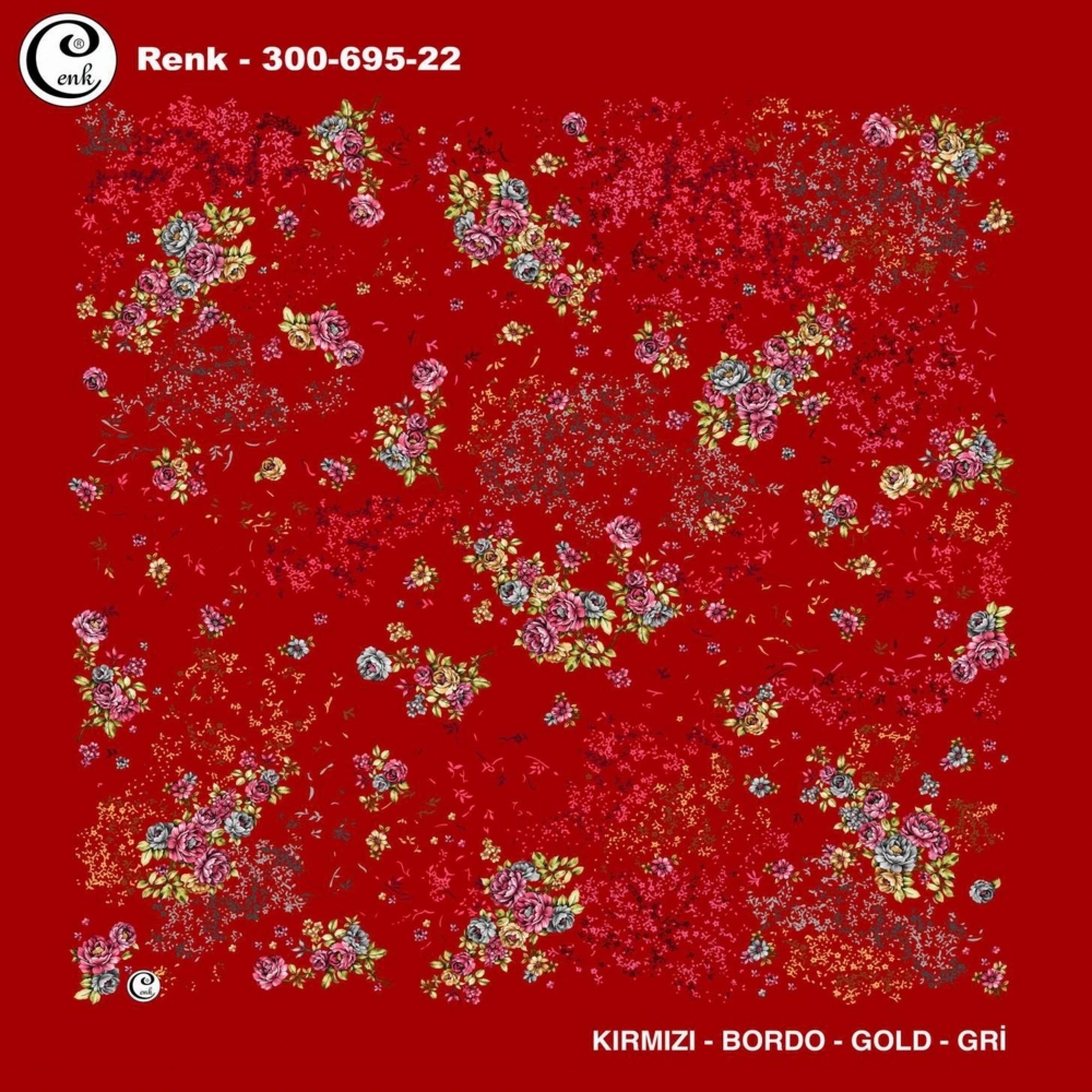 Cenk Desenli Oyalık Yazma 695-22