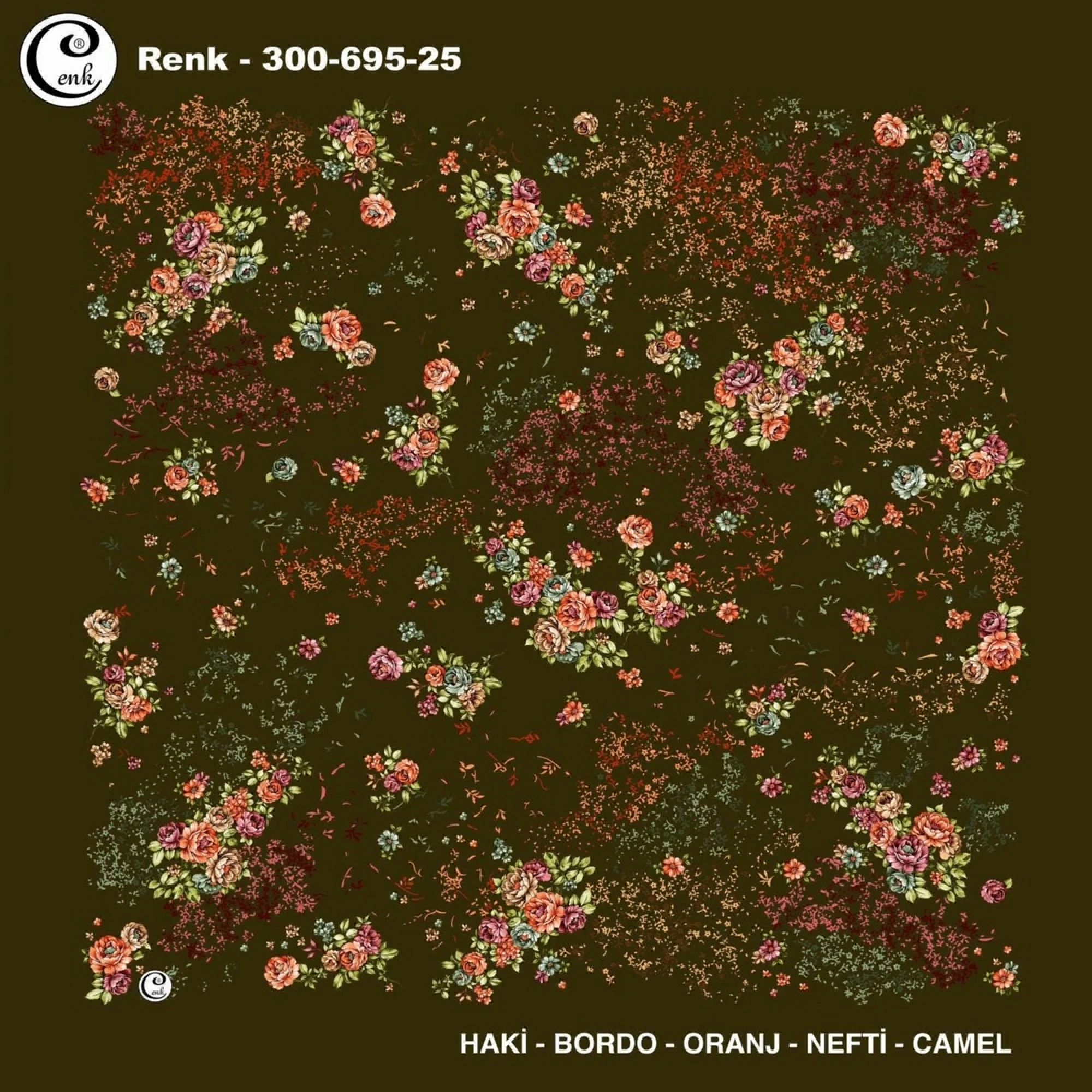 Cenk Desenli Oyalık Yazma 695-25