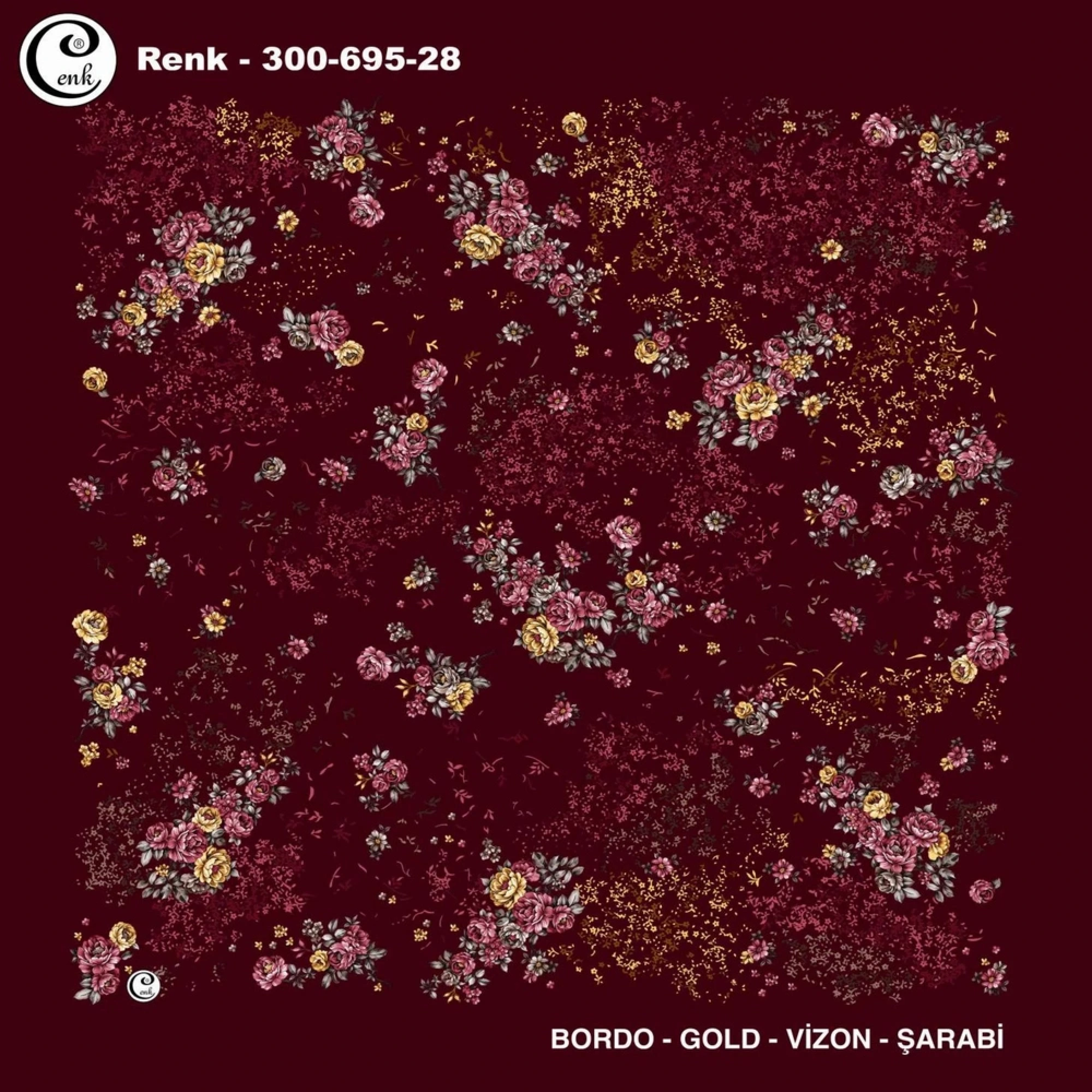 Cenk Desenli Oyalık Yazma 695-28