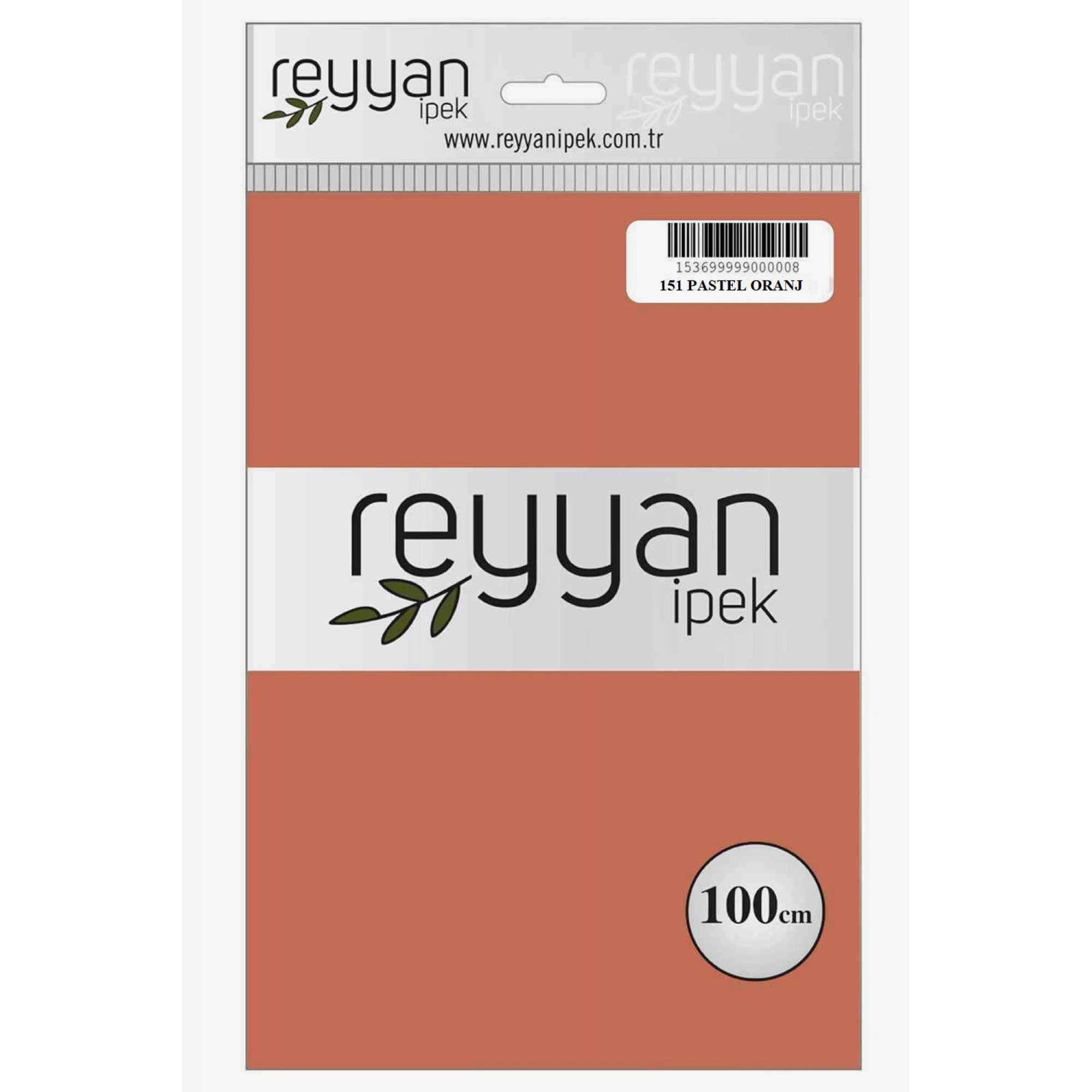 Reyyan İpek Düz Renk Oyalık Yazma reyyan-151 (pastel oranj)