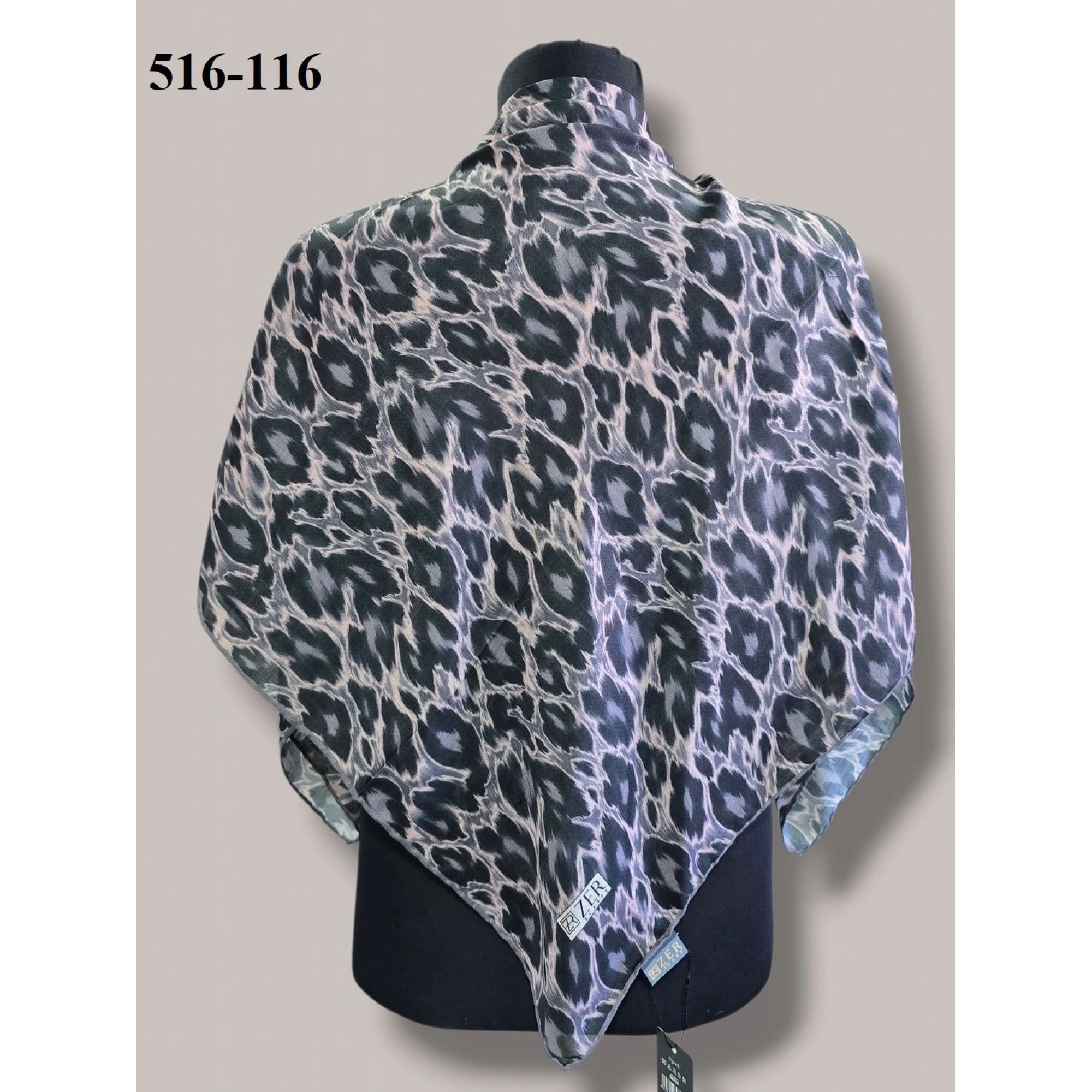 Zer Scarf Dijital Soft Eşarp 516-116