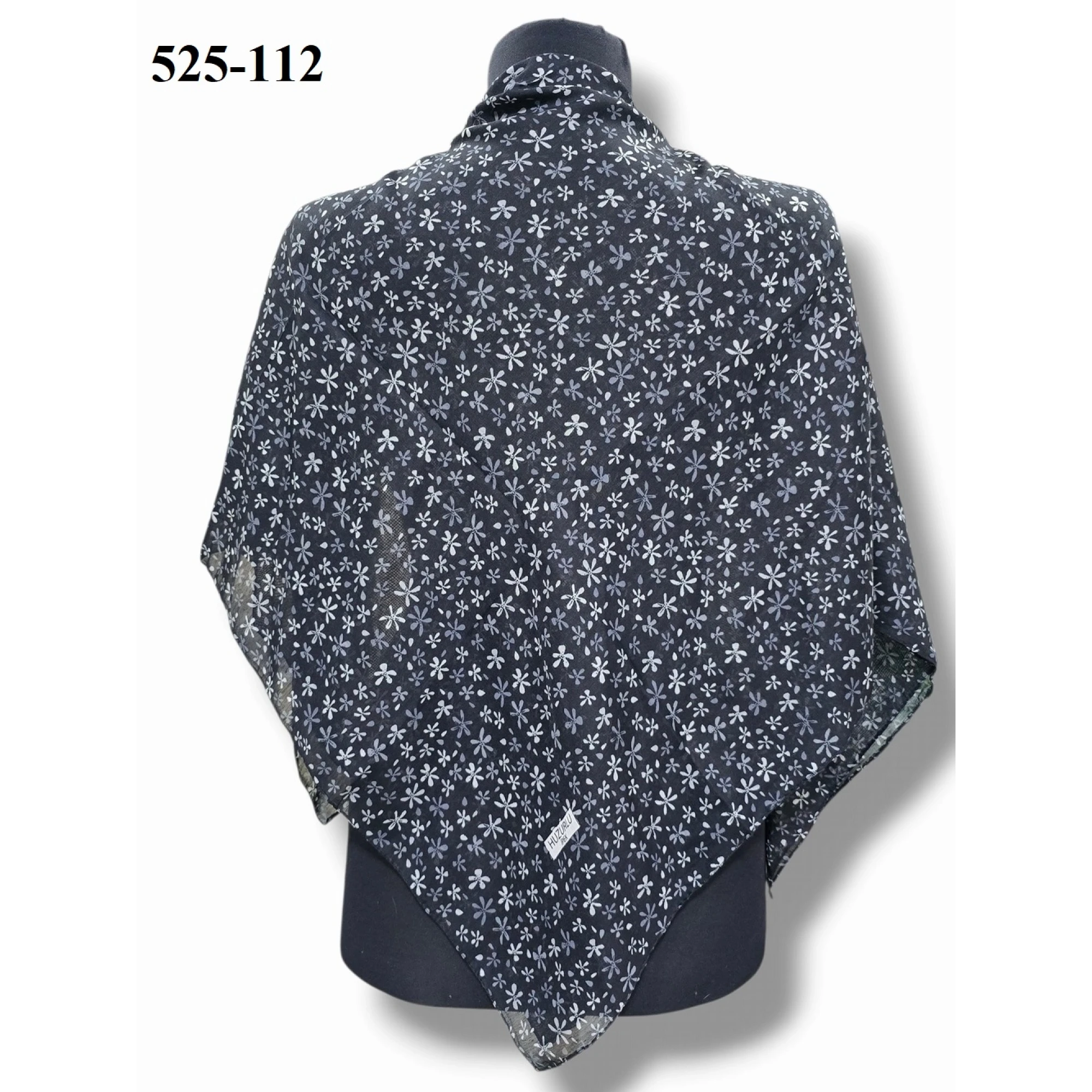 Huzurlu İpek Polyester Dikişli Yazma 525-112