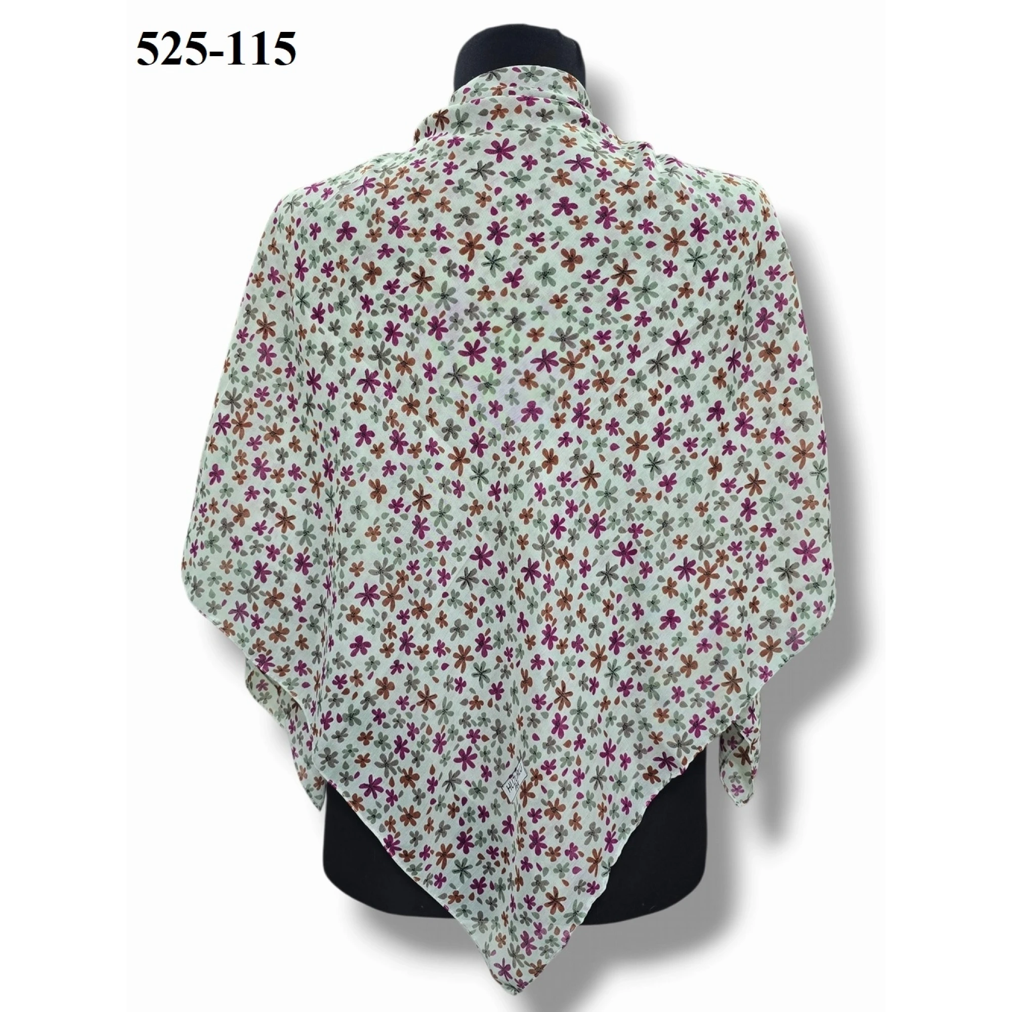 Huzurlu İpek Polyester Dikişli Yazma 525-115