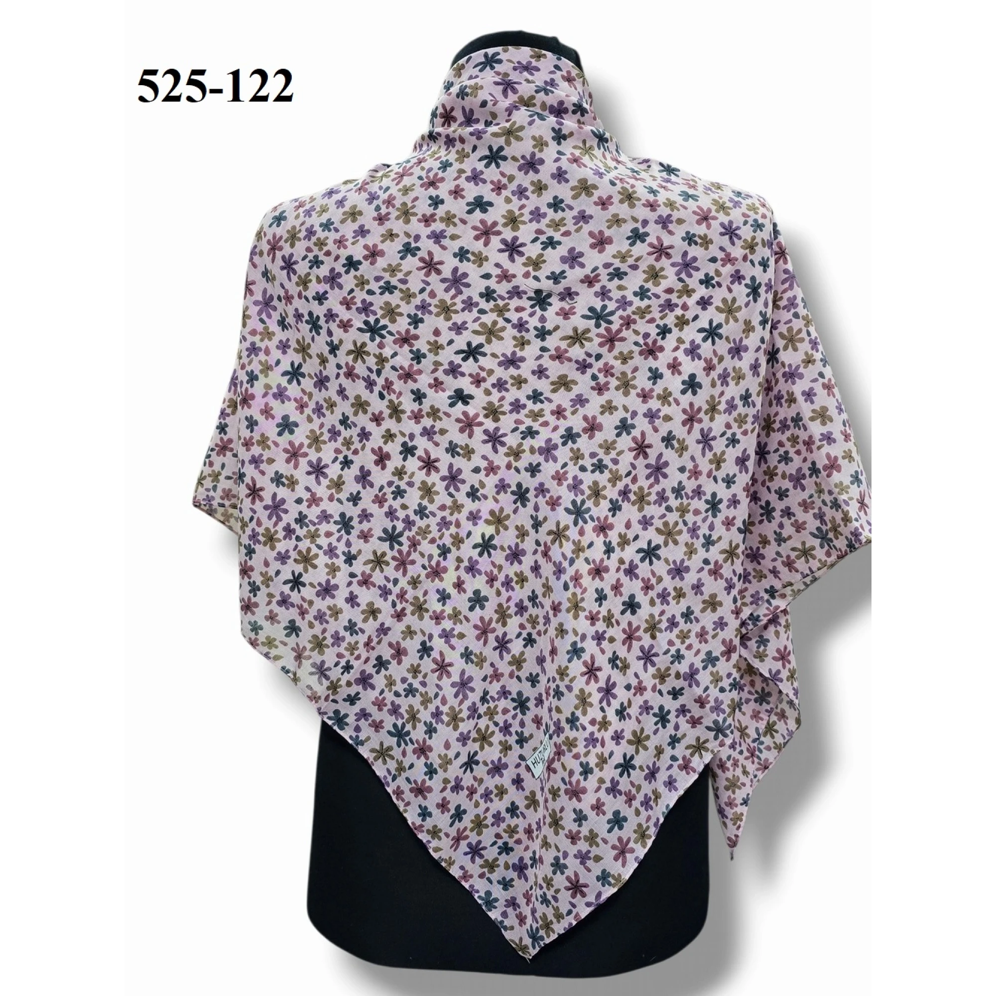 Huzurlu İpek Polyester Dikişli Yazma 525-122
