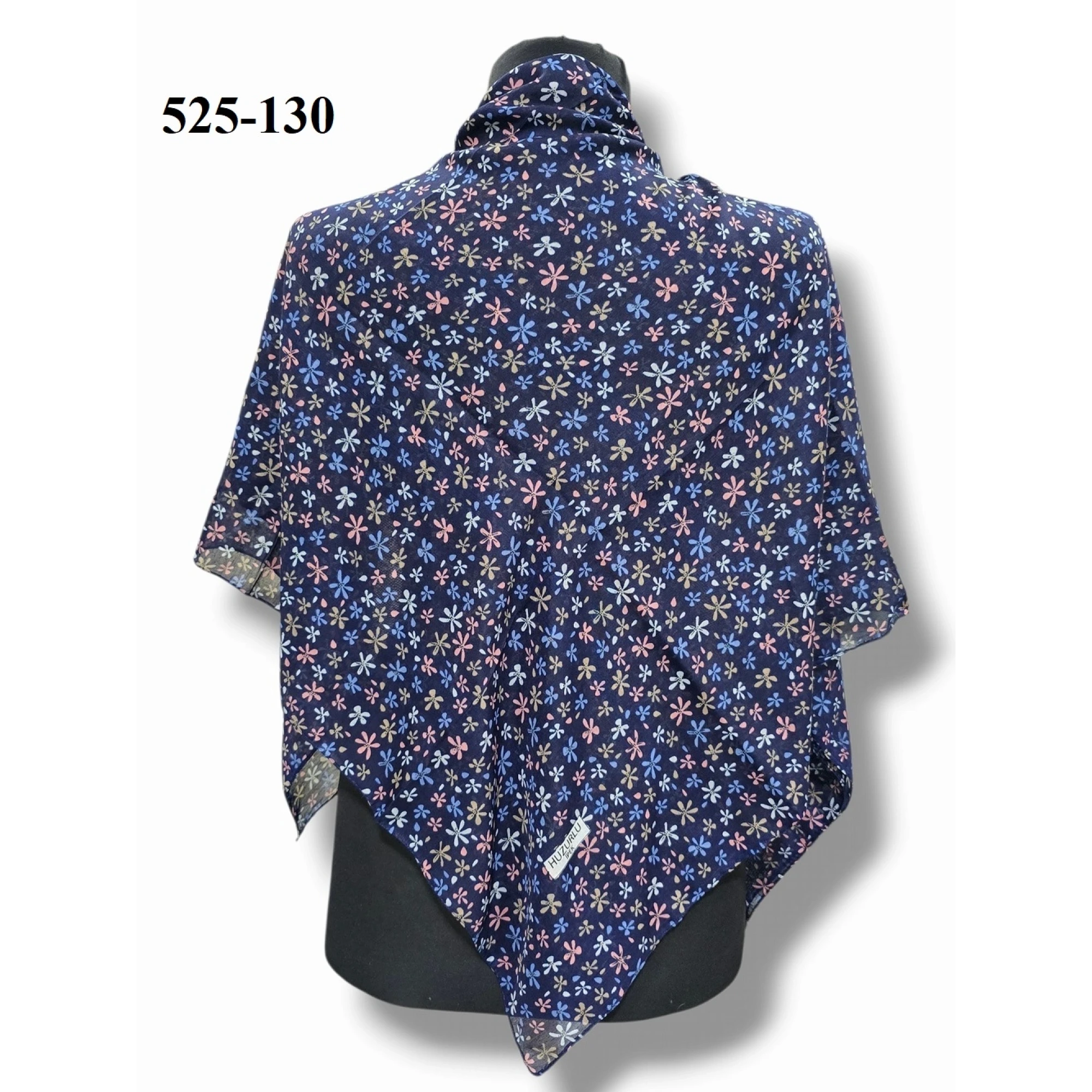 Huzurlu İpek Polyester Dikişli Yazma 525-130