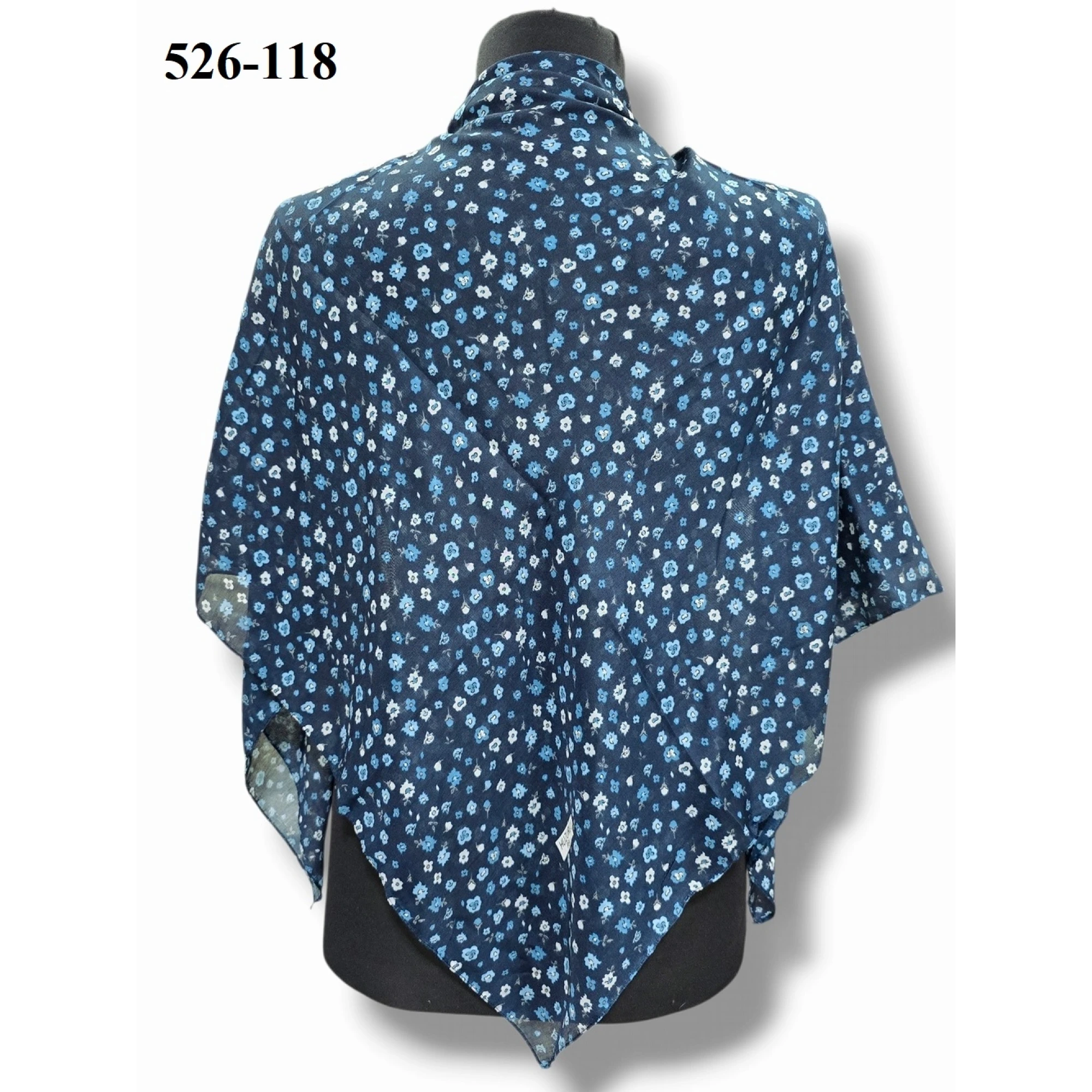 Huzurlu İpek Polyester Dikişli Yazma 526-118