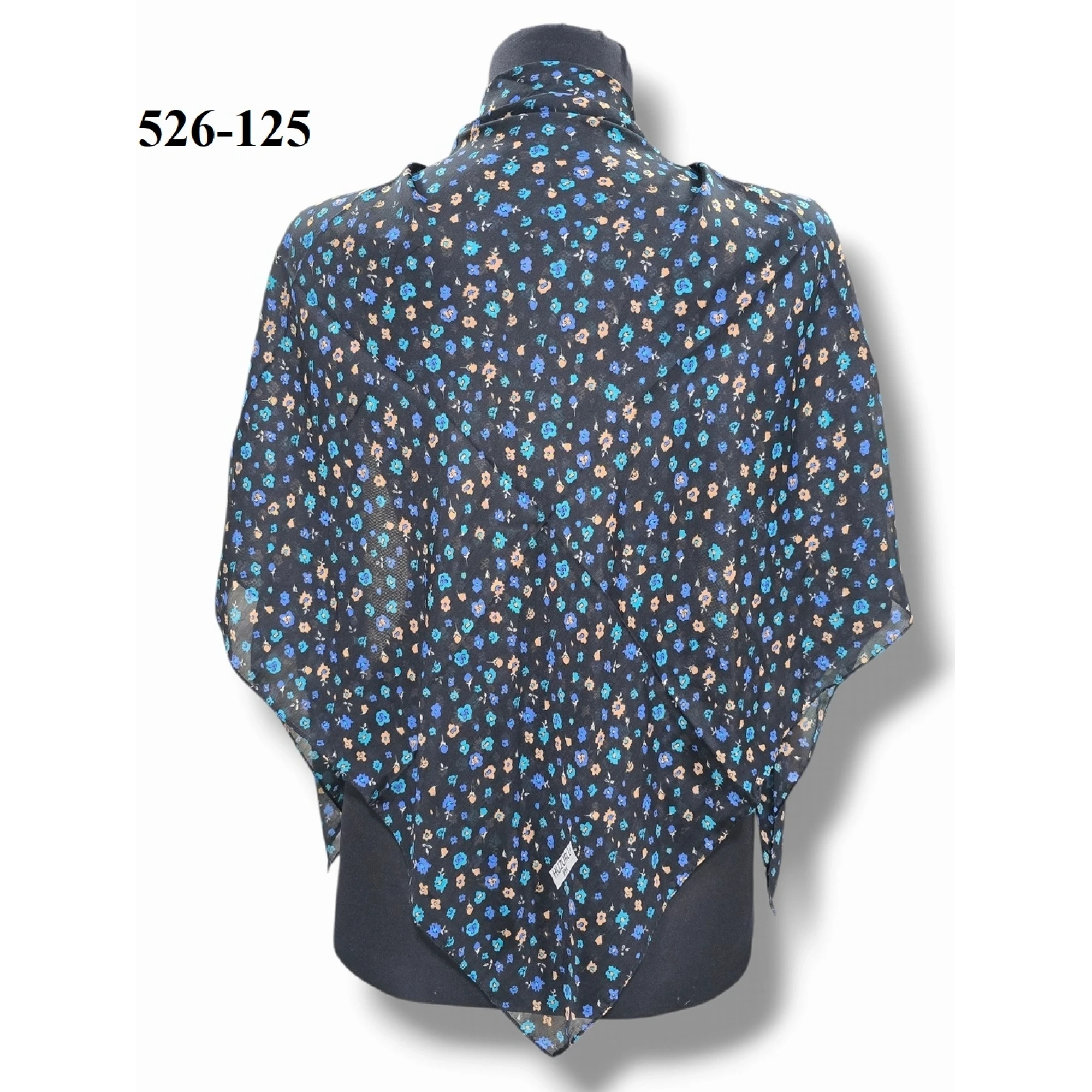 Huzurlu İpek Polyester Dikişli Yazma 526-125