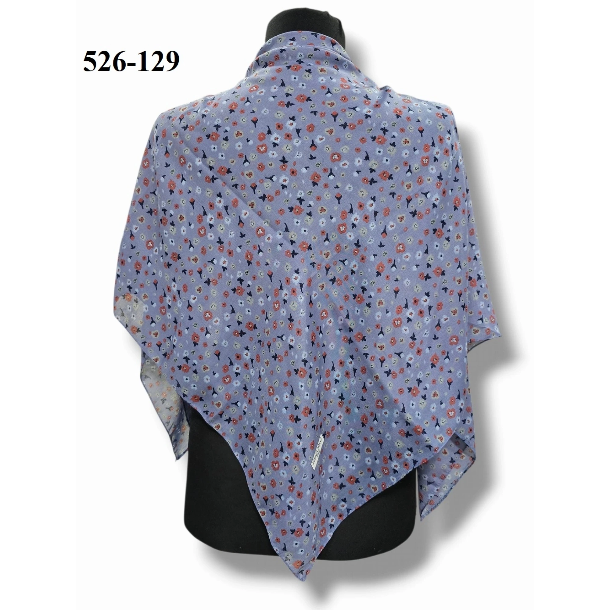 Huzurlu İpek Polyester Dikişli Yazma 526-129