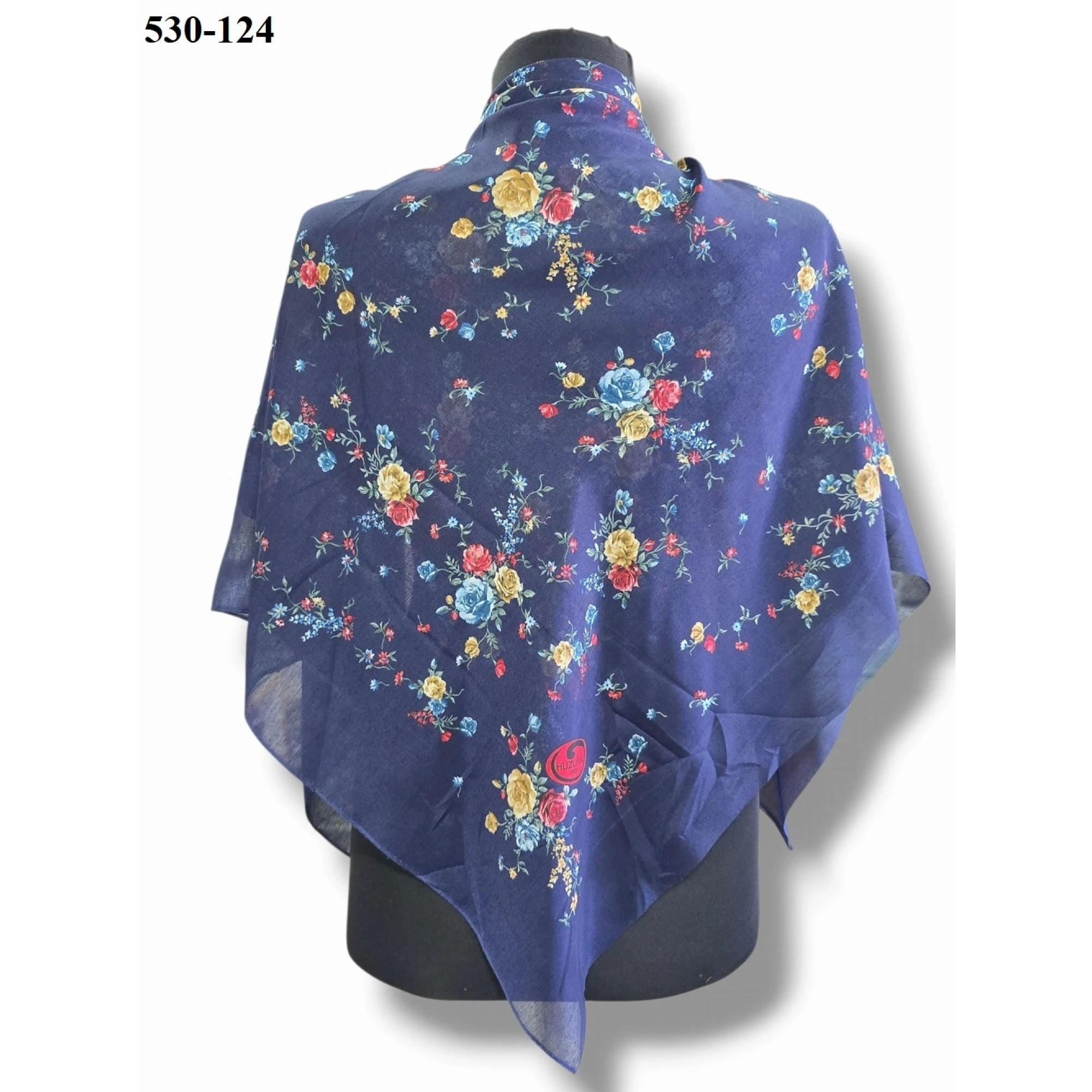 Huzurlu İpek Polyester Oyalık Yazma 530-124