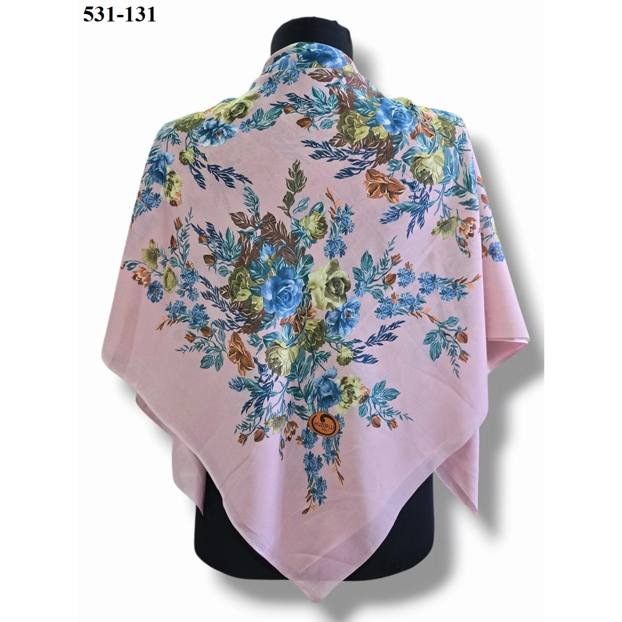 Huzurlu İpek Polyester Oyalık Yazma 531-131
