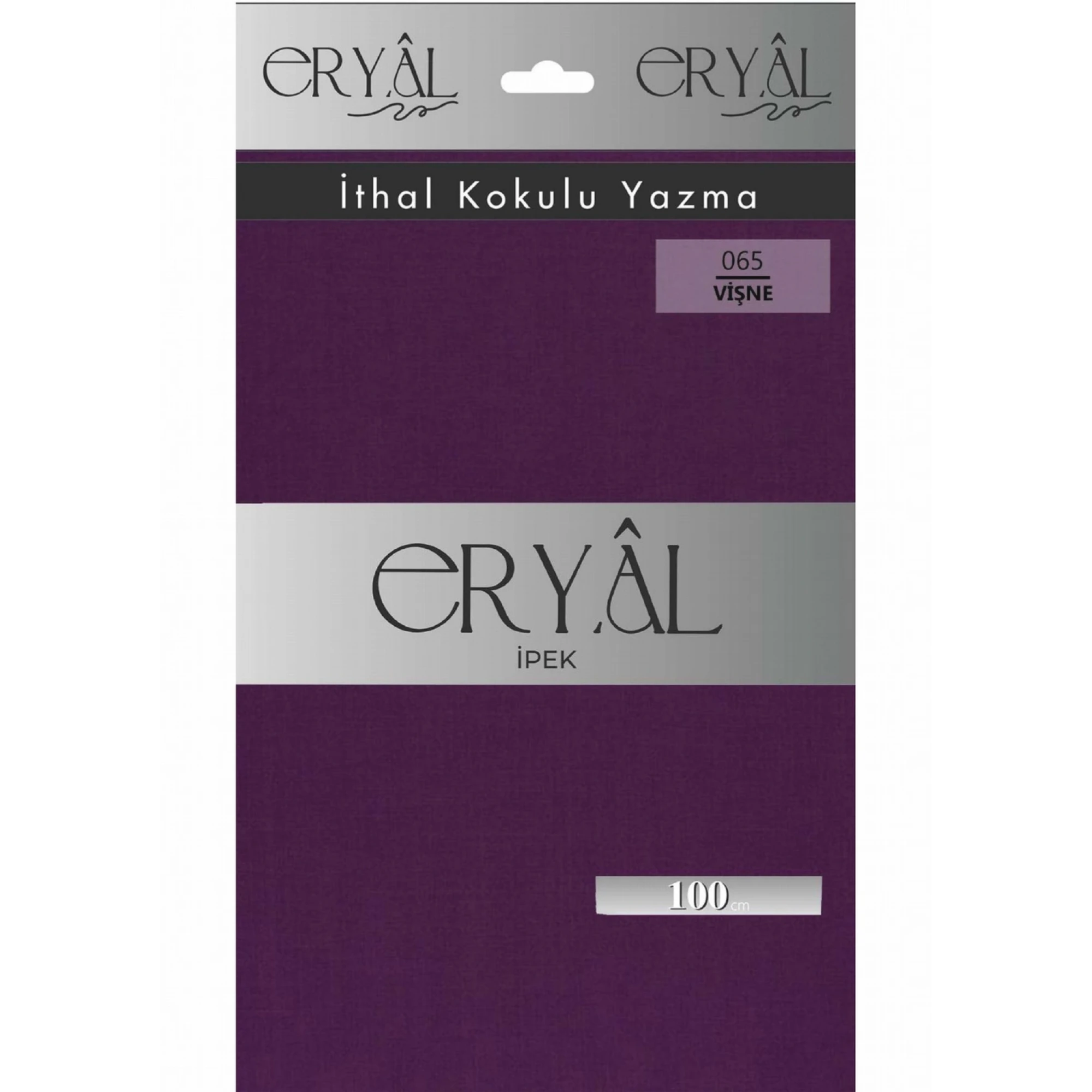 Eryal İpek Düz Renk Poşetli Oyalık Yazma 065 Vişne