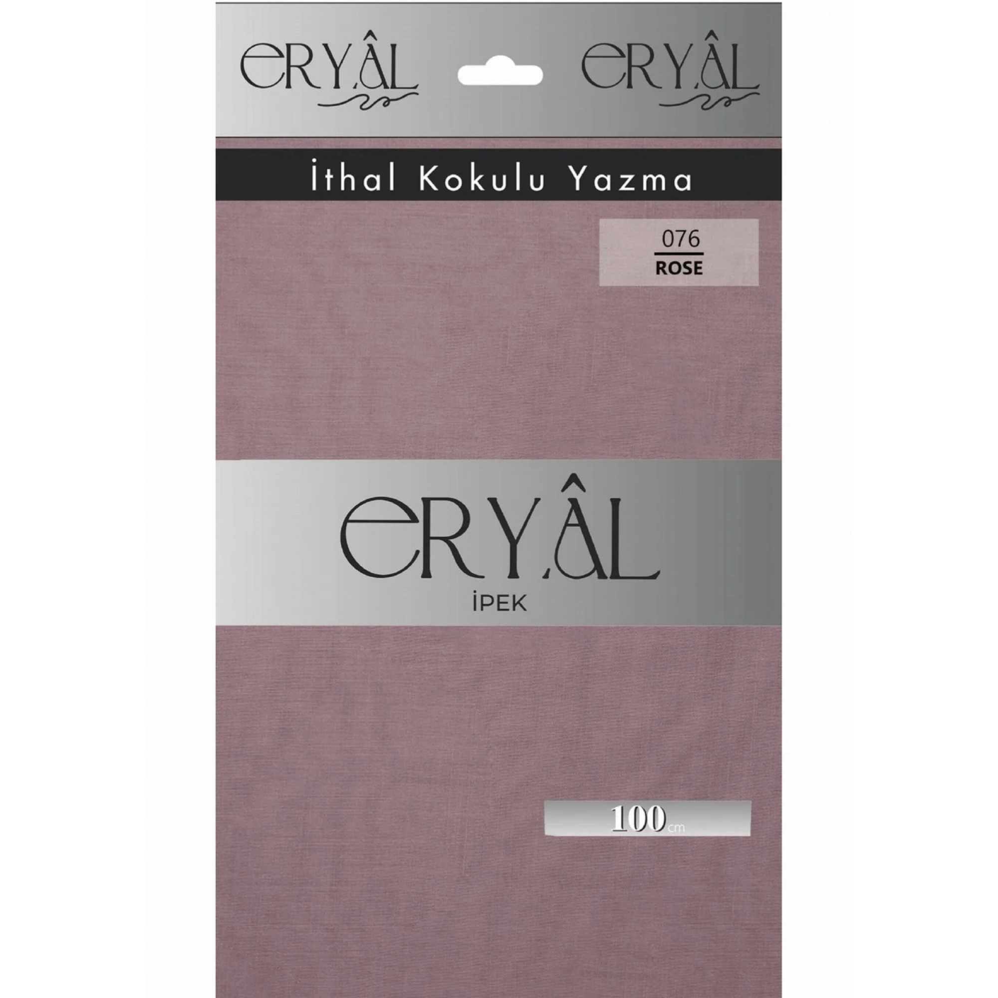 Eryal İpek Düz Renk Poşetli Oyalık Yazma 076 Rose