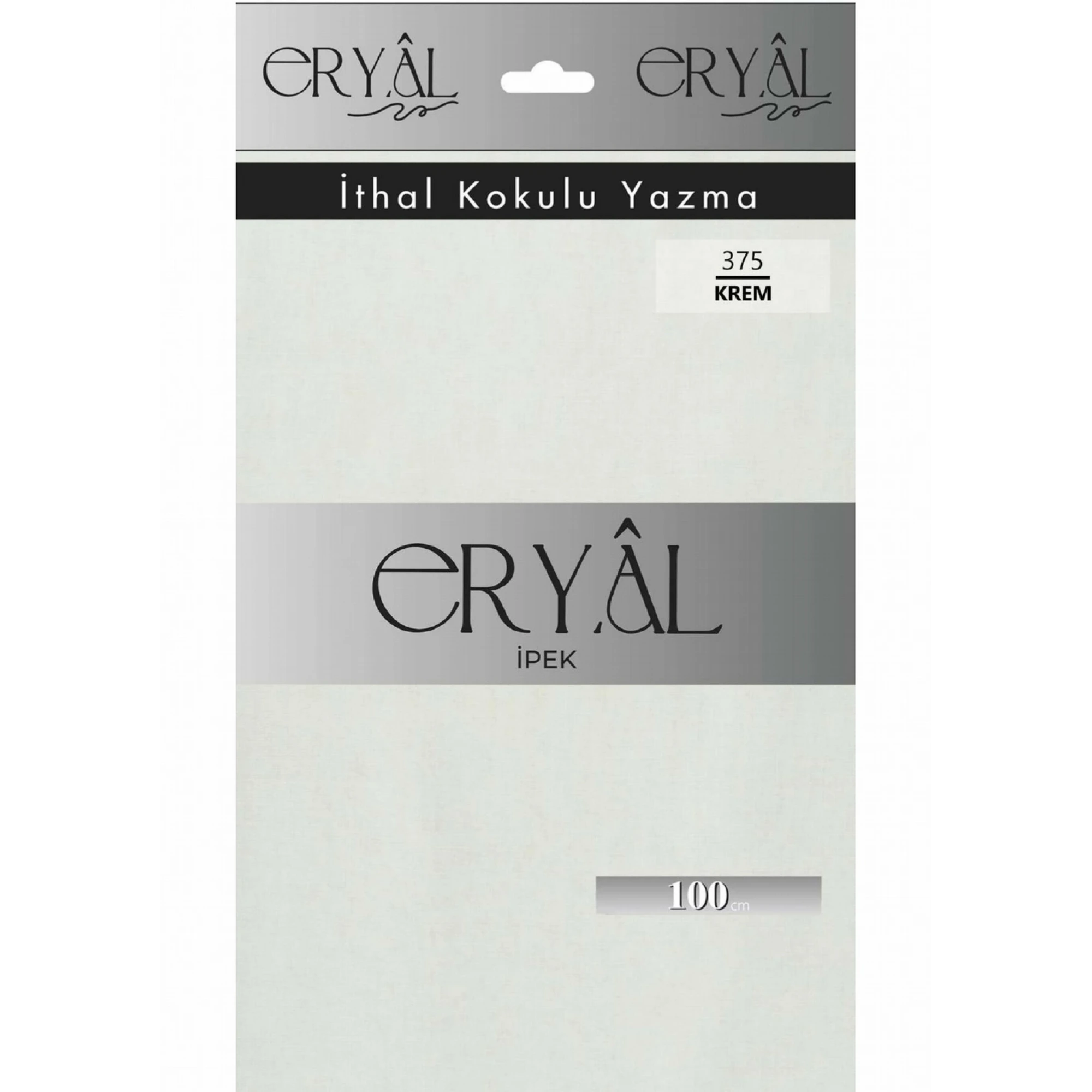 Eryal İpek Düz Renk Poşetli Oyalık Yazma 375 Krem
