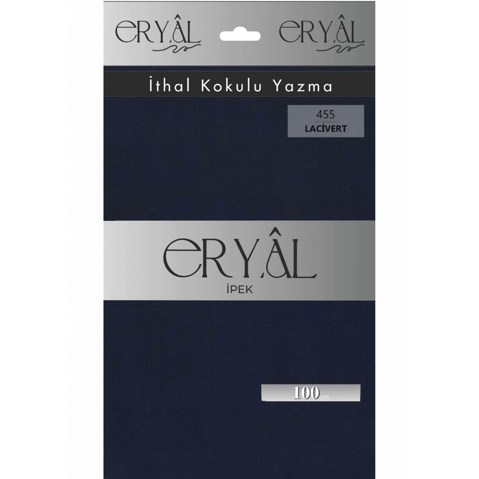 Eryal İpek Düz Renk Poşetli Oyalık Yazma 455 Lacivert