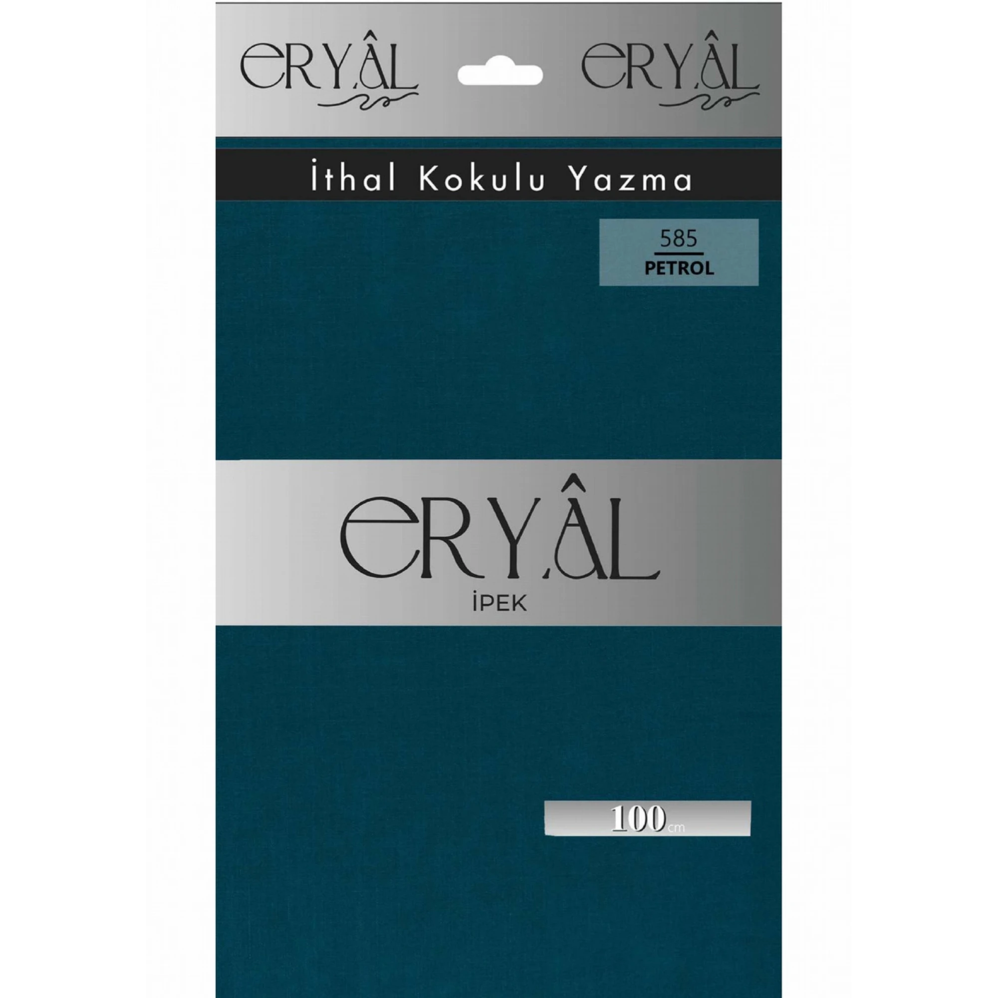 Eryal İpek Düz Renk Poşetli Oyalık Yazma 585 Petrol