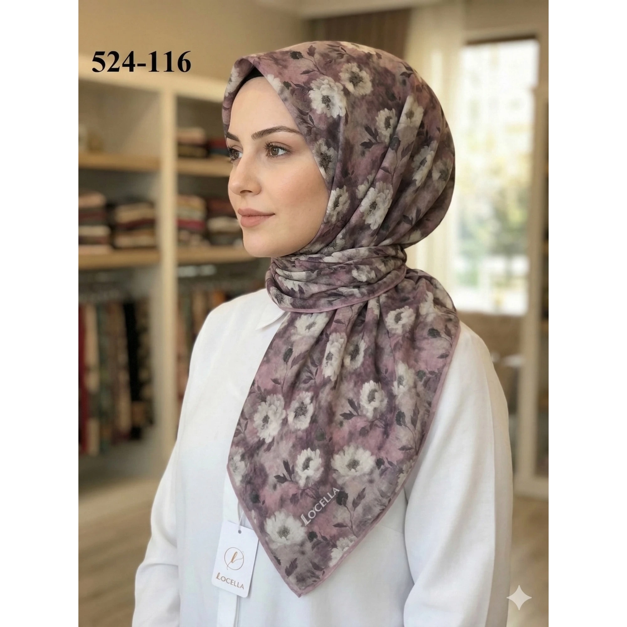 Locella Soft Pamuk Eşarp 524-116