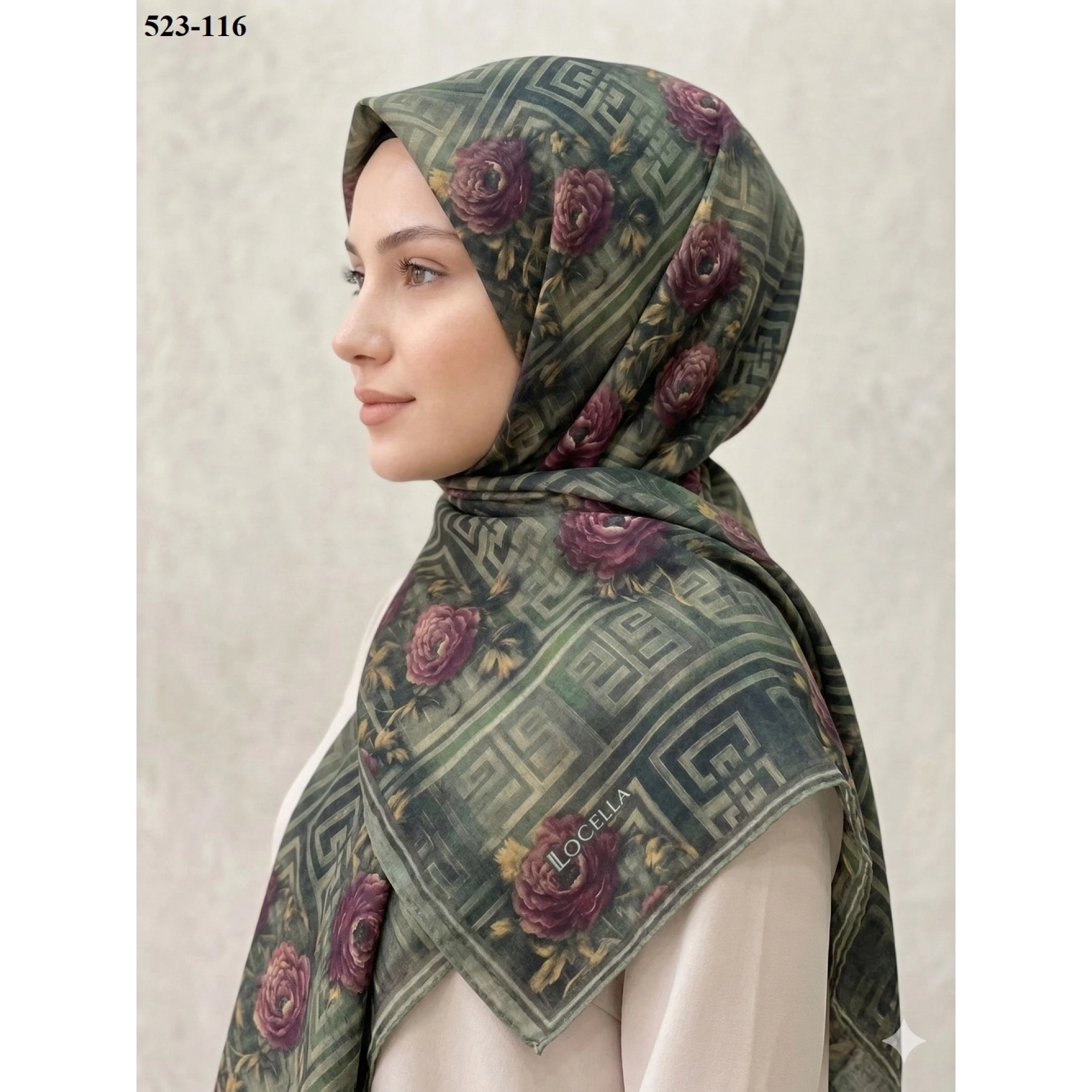 Locella Soft Pamuk Eşarp 523-116