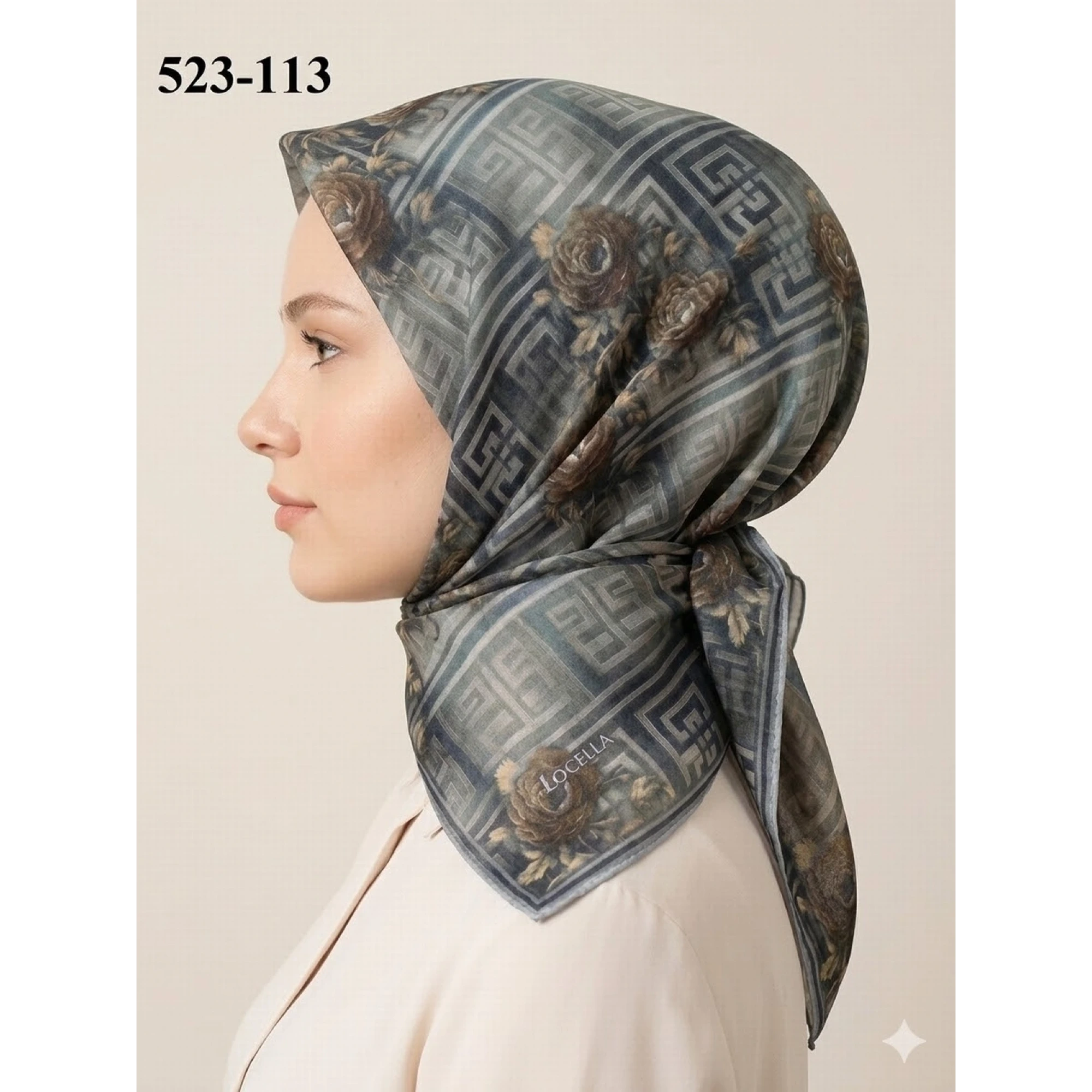 Locella Soft Pamuk Eşarp 523-113