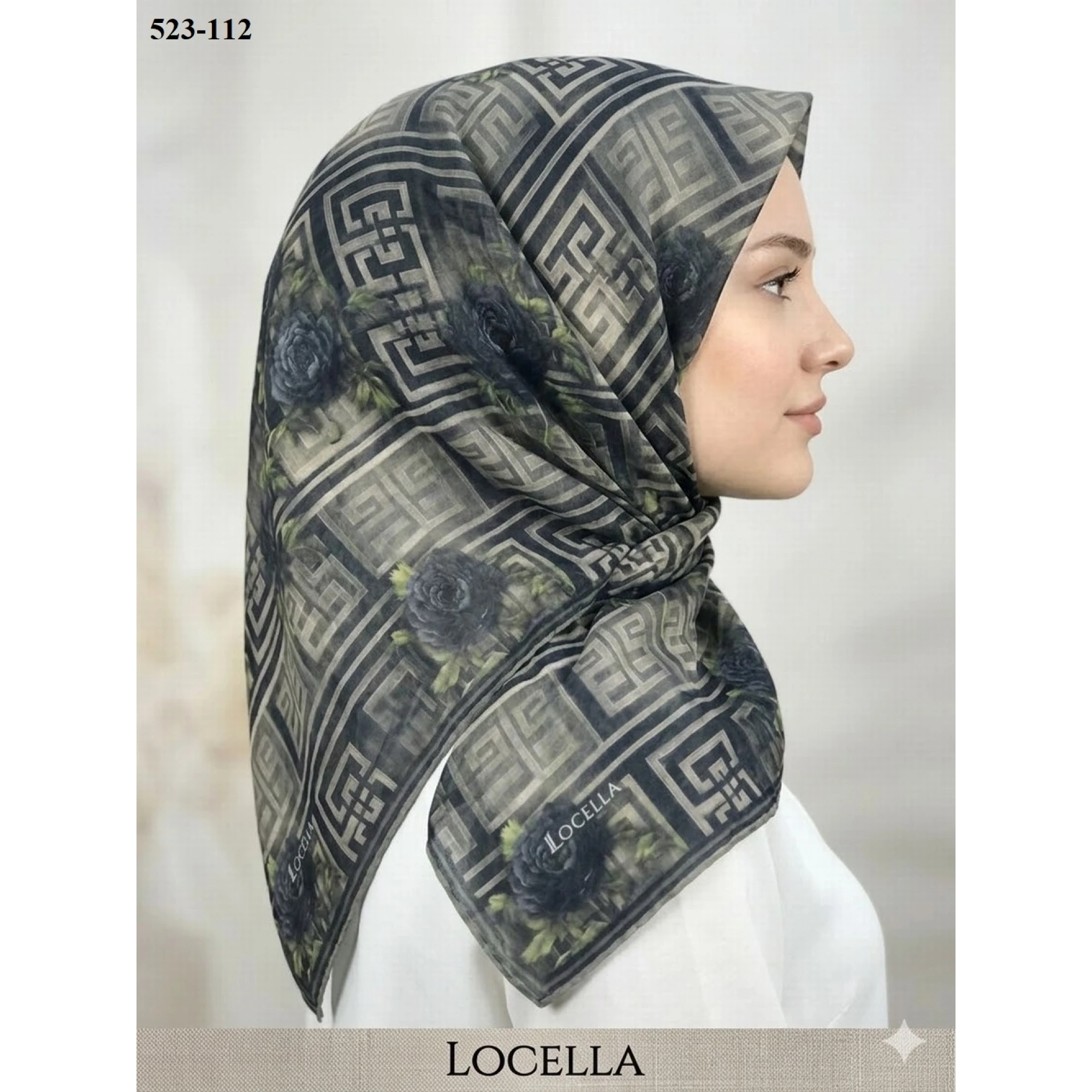 Locella Soft Pamuk Eşarp 523-112