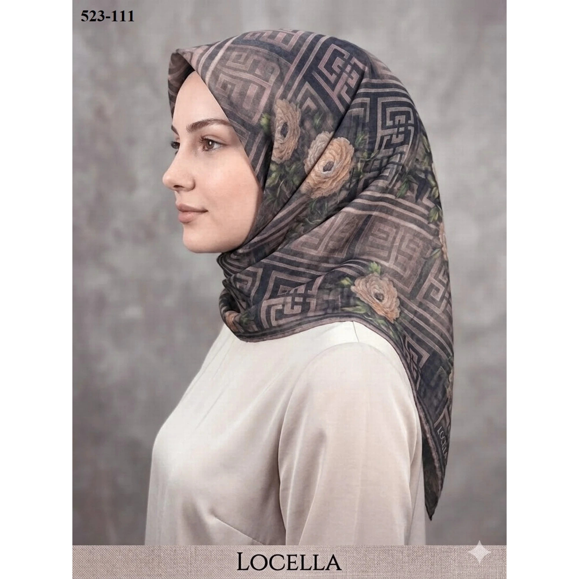 Locella Soft Pamuk Eşarp 523-111