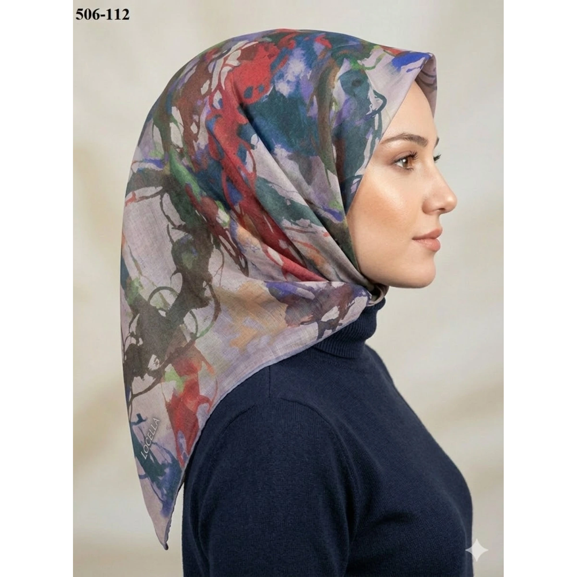 Locella Soft Pamuk Eşarp 506-112