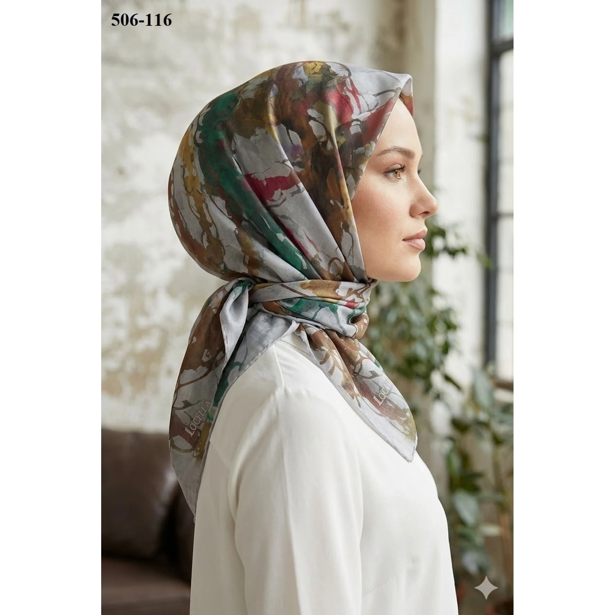 Locella Soft Pamuk Eşarp 506-116