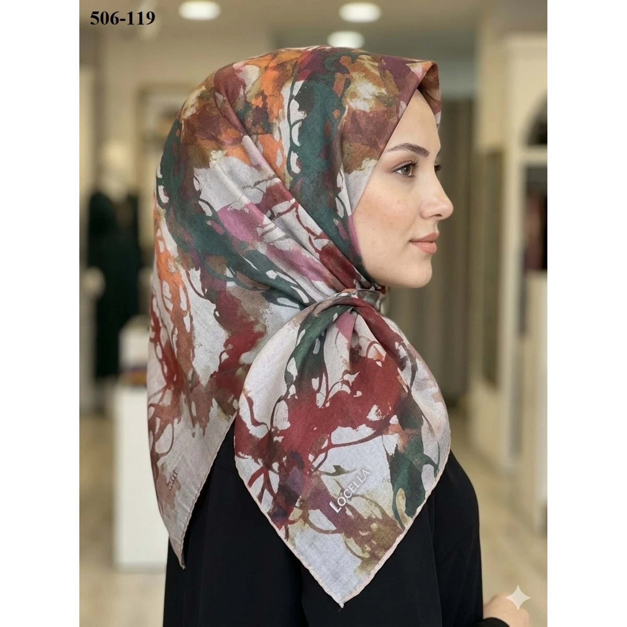 Locella Soft Pamuk Eşarp 506-119