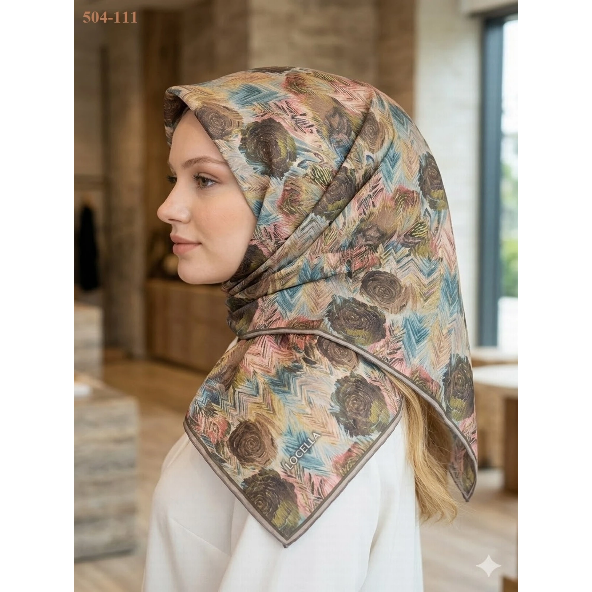 Locella Soft Pamuk Eşarp 504-111