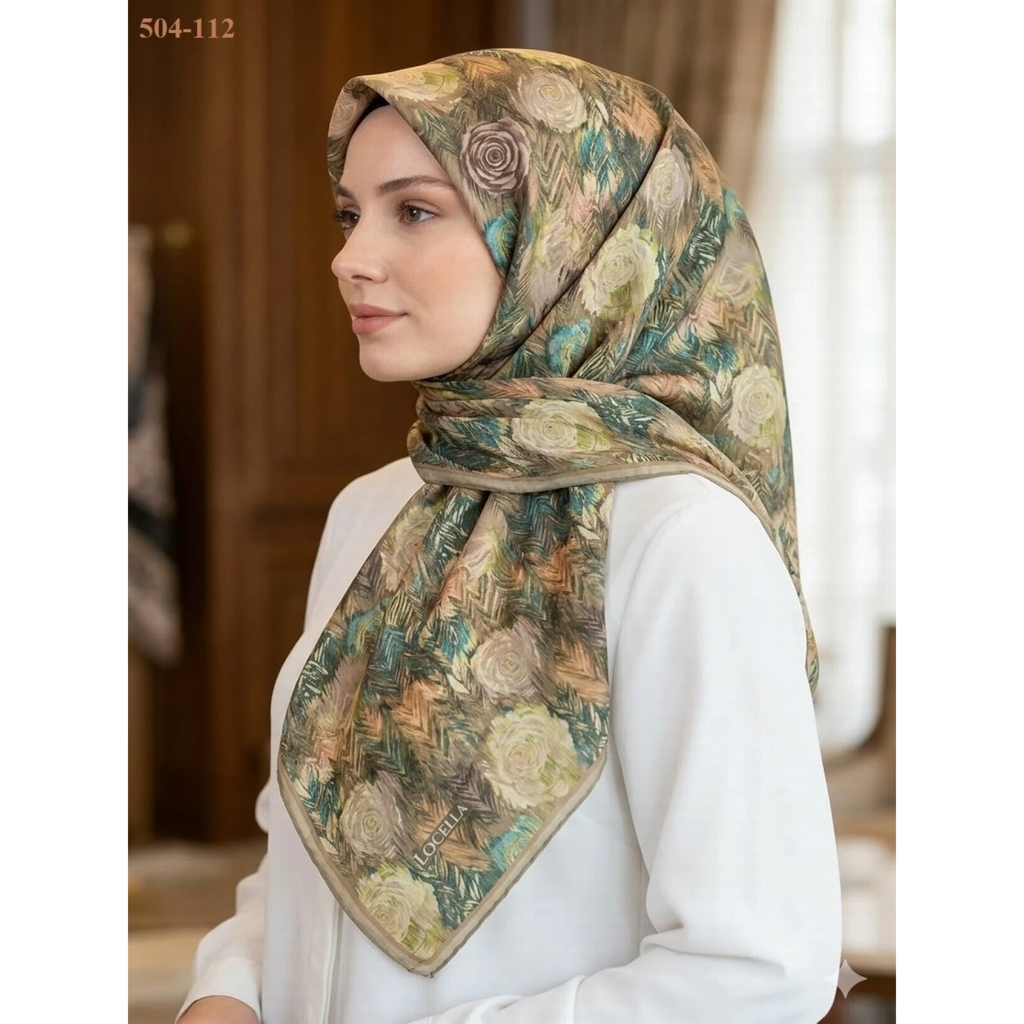 Locella Soft Pamuk Eşarp 504-112