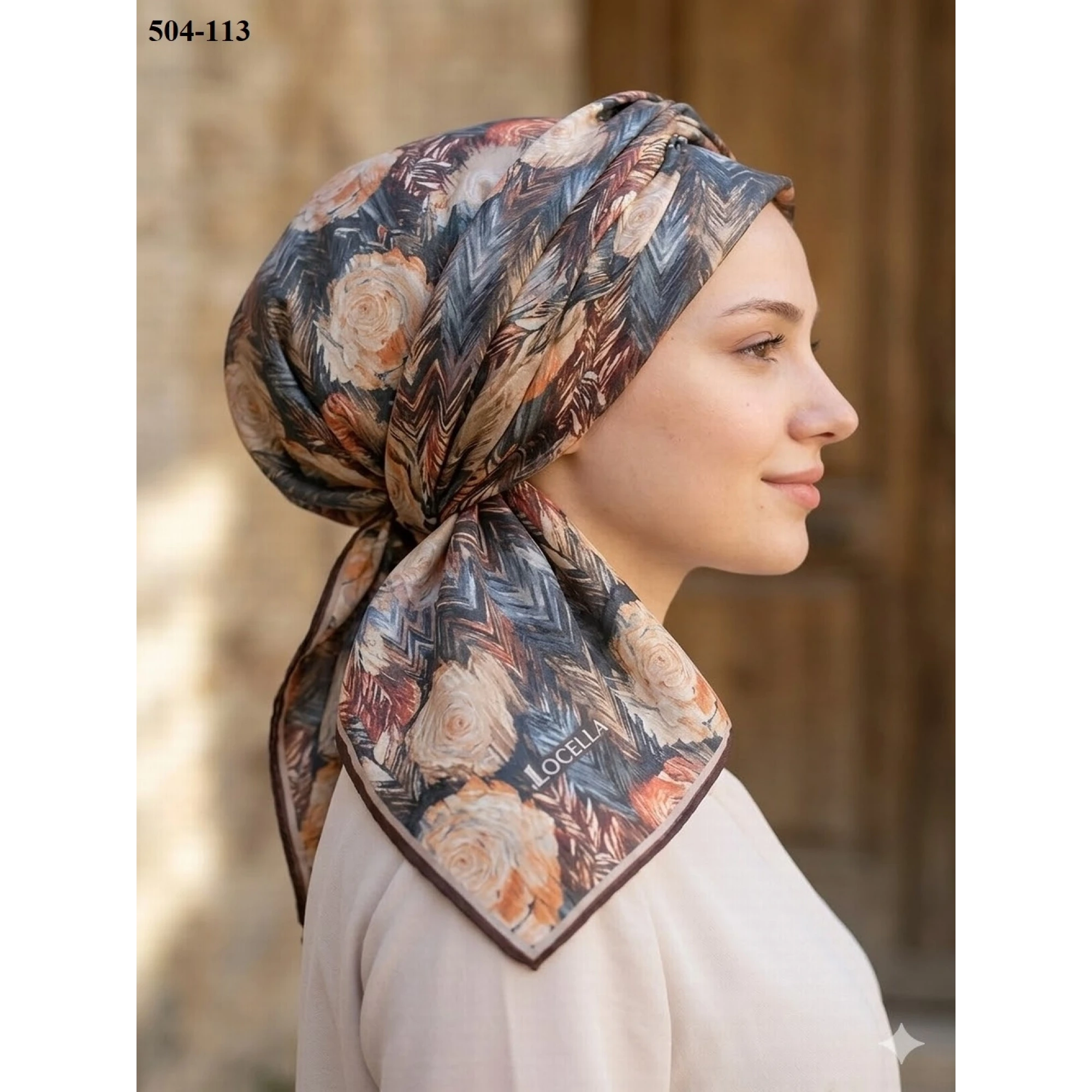 Locella Soft Pamuk Eşarp 504-113