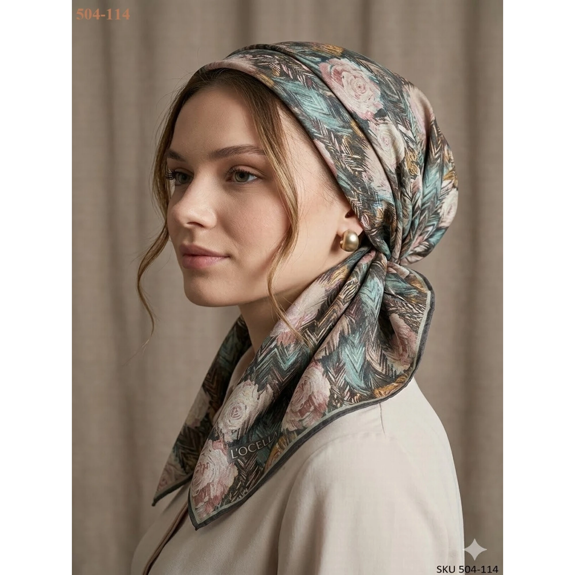 Locella Soft Pamuk Eşarp 504-114