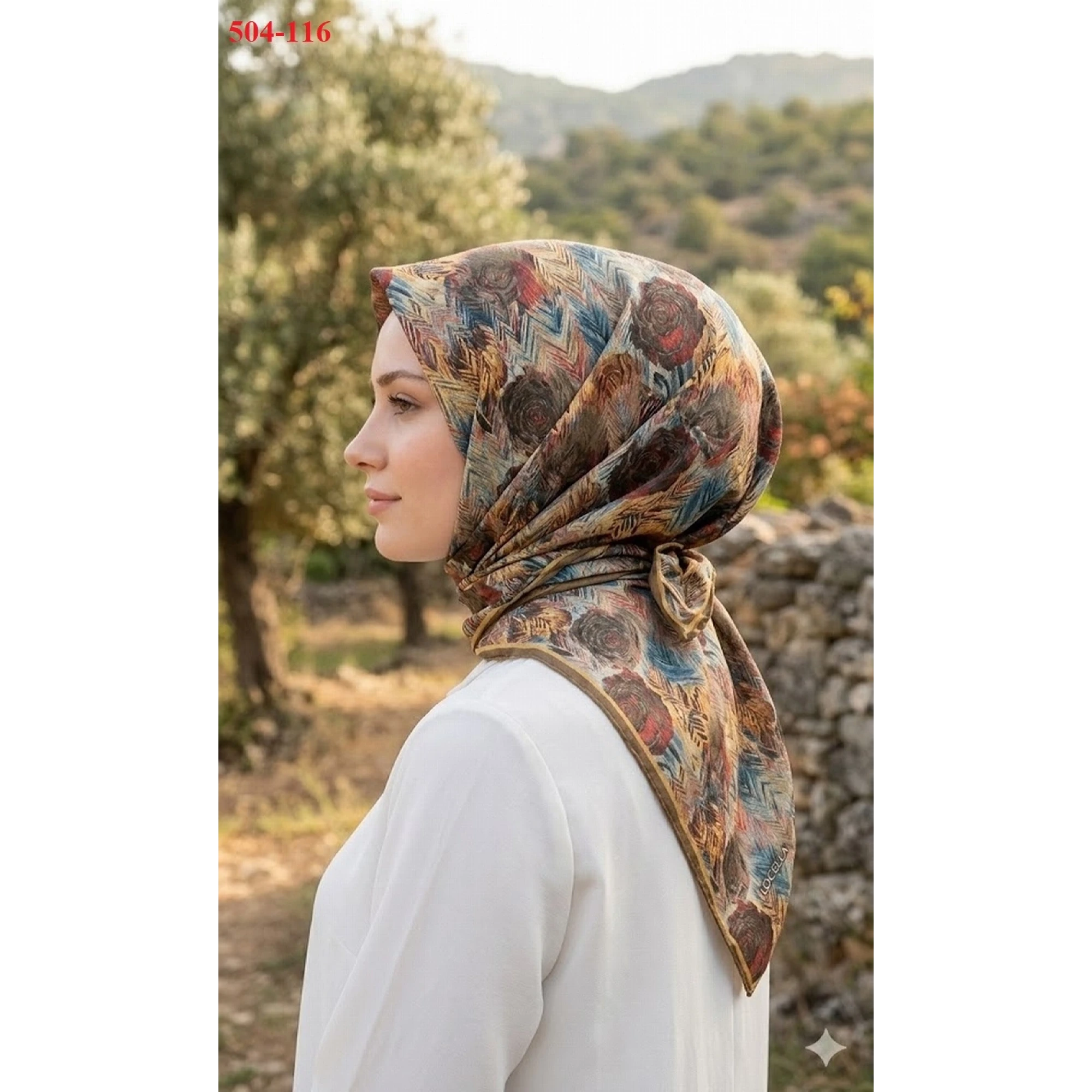 Locella Soft Pamuk Eşarp 504-116